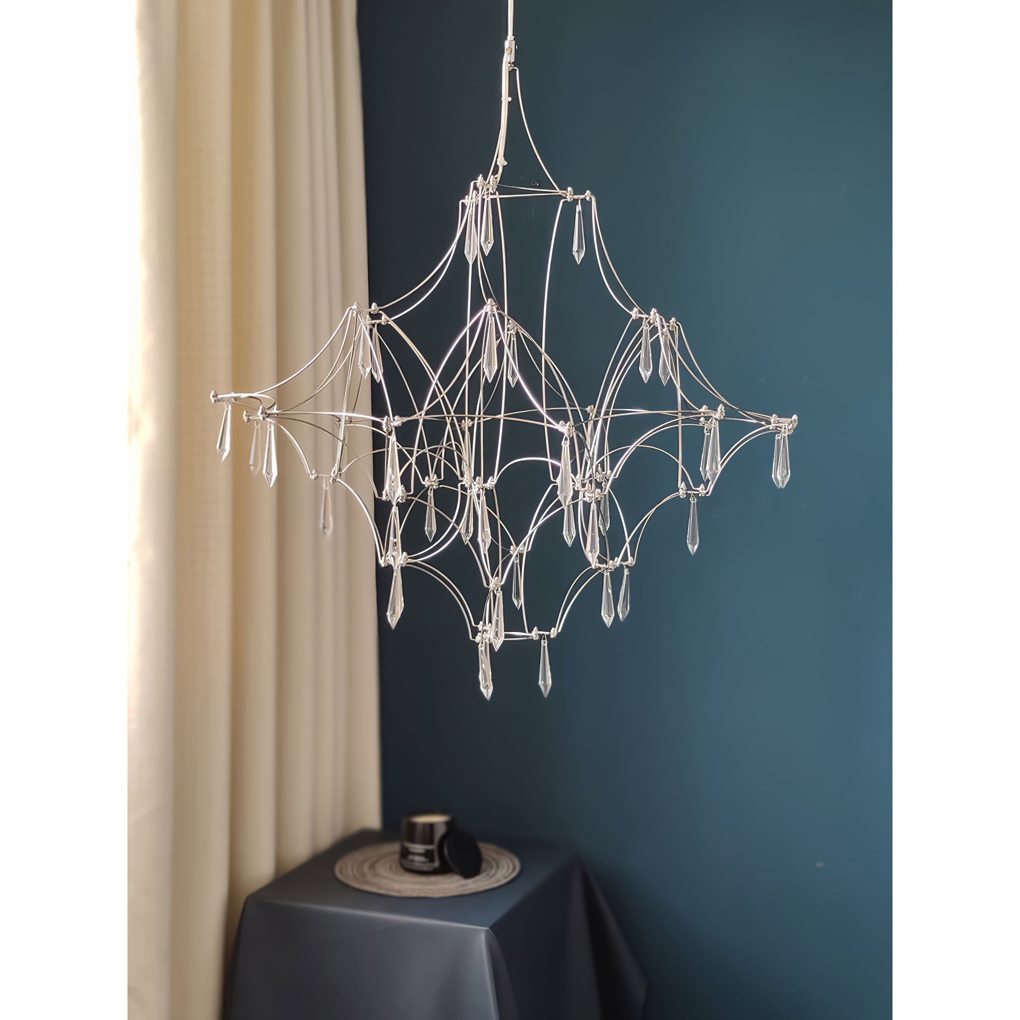 Allaeira Lustre Cristal Luxe Postmoderne