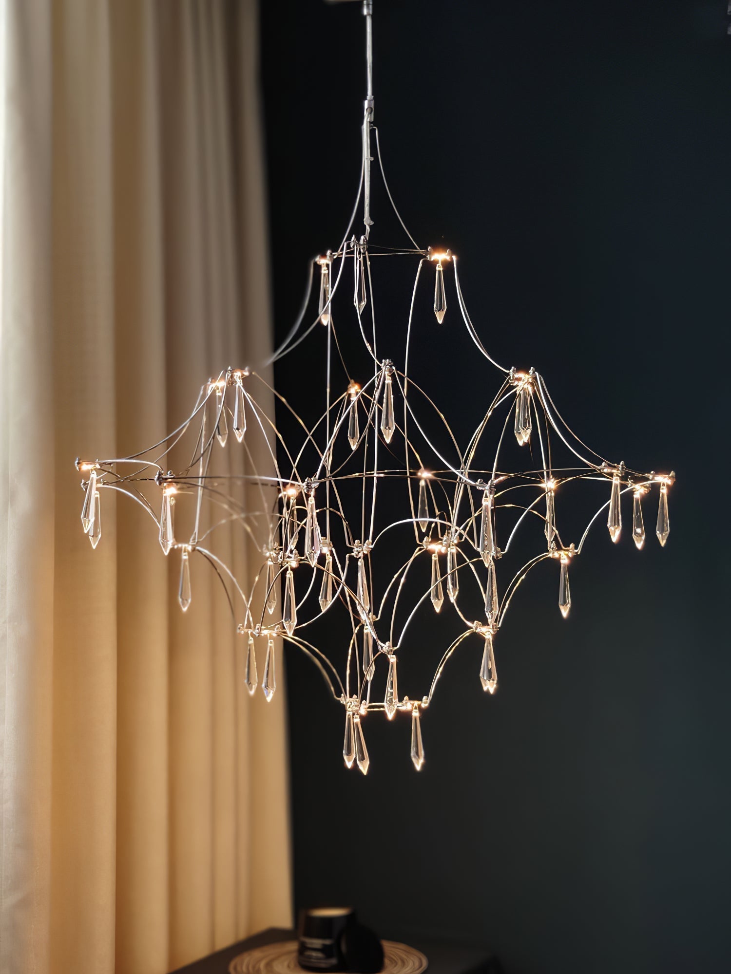 Allaeira Lustre Cristal Luxe Postmoderne