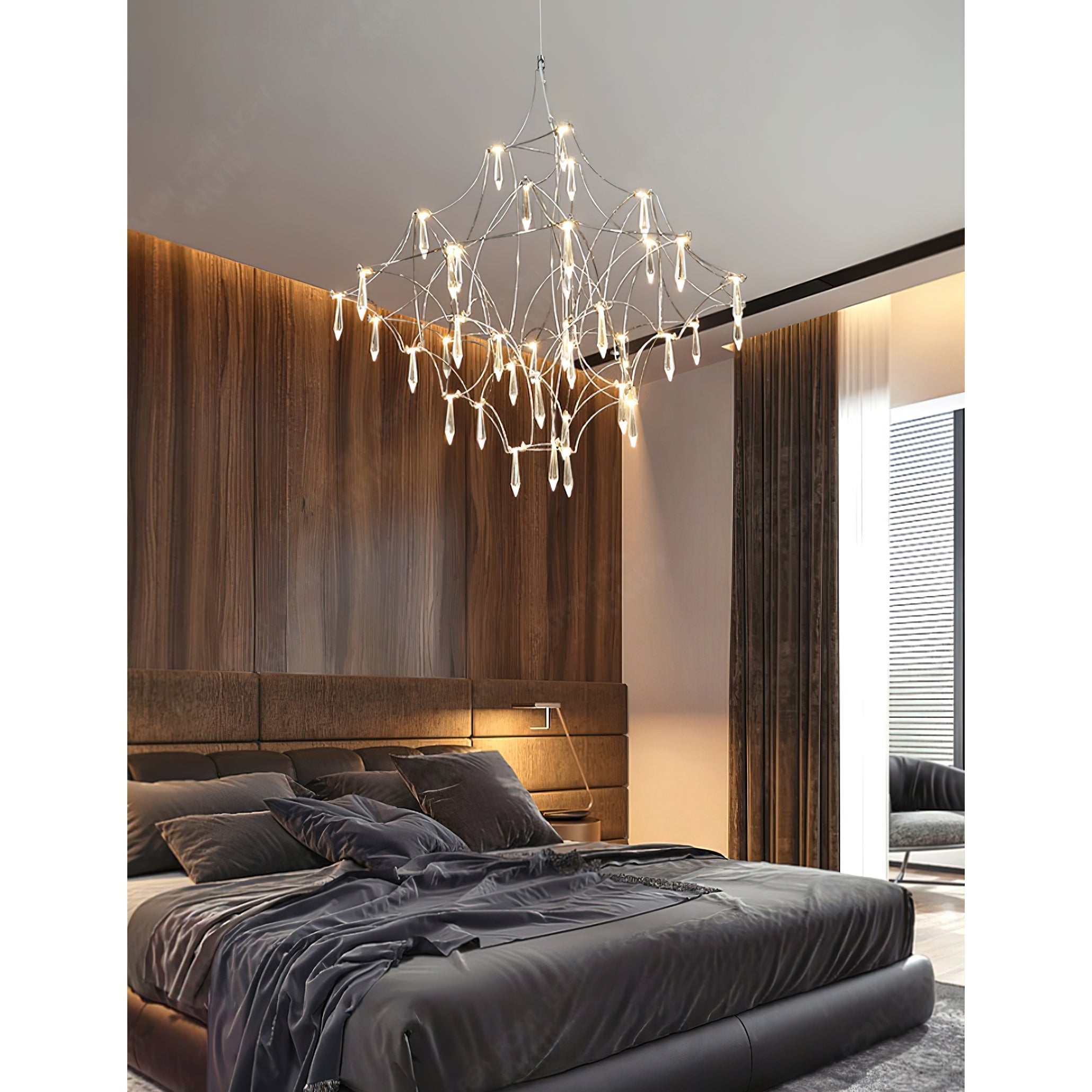 Allaeira Lustre Cristal Luxe Postmoderne