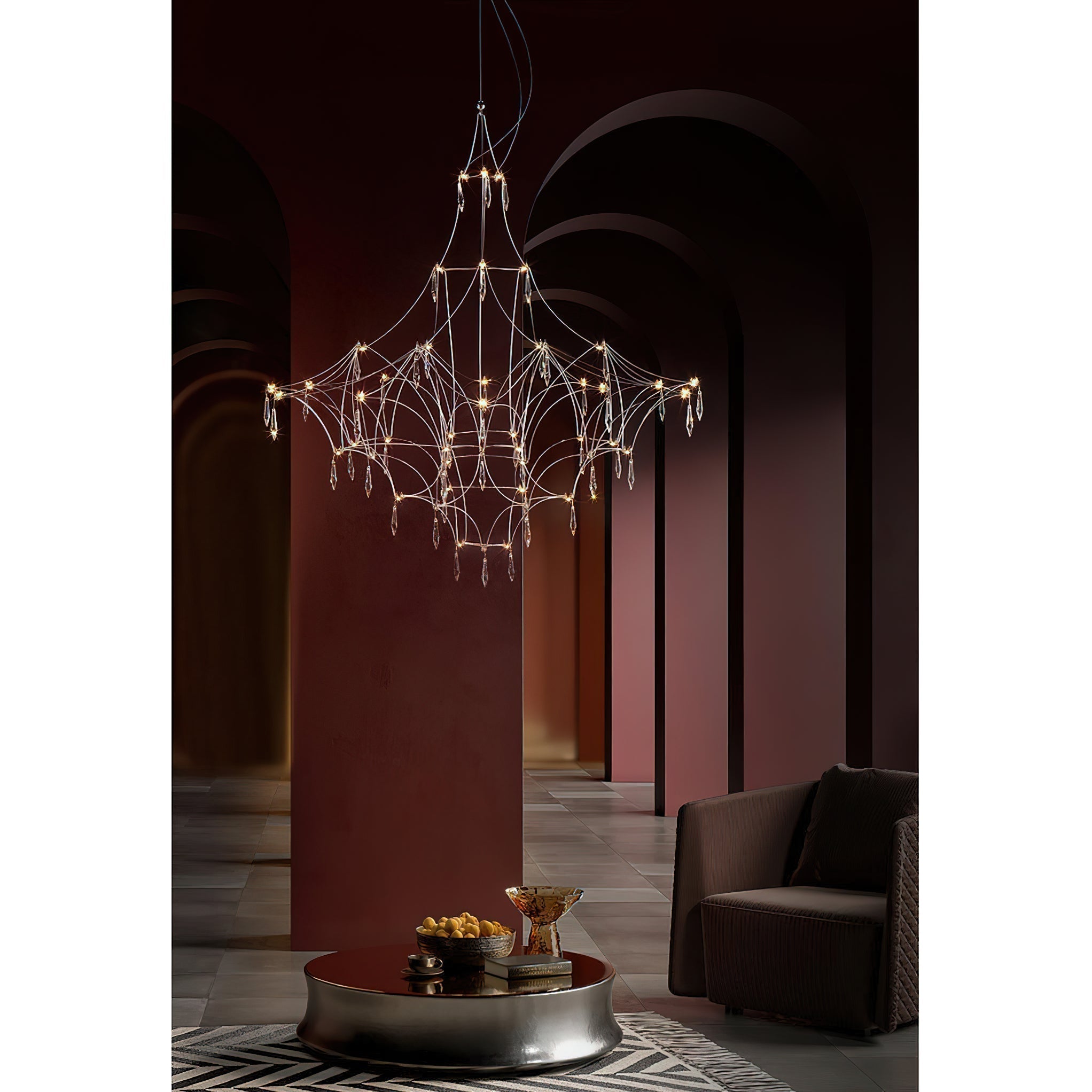 Allaeira Lustre Cristal Luxe Postmoderne