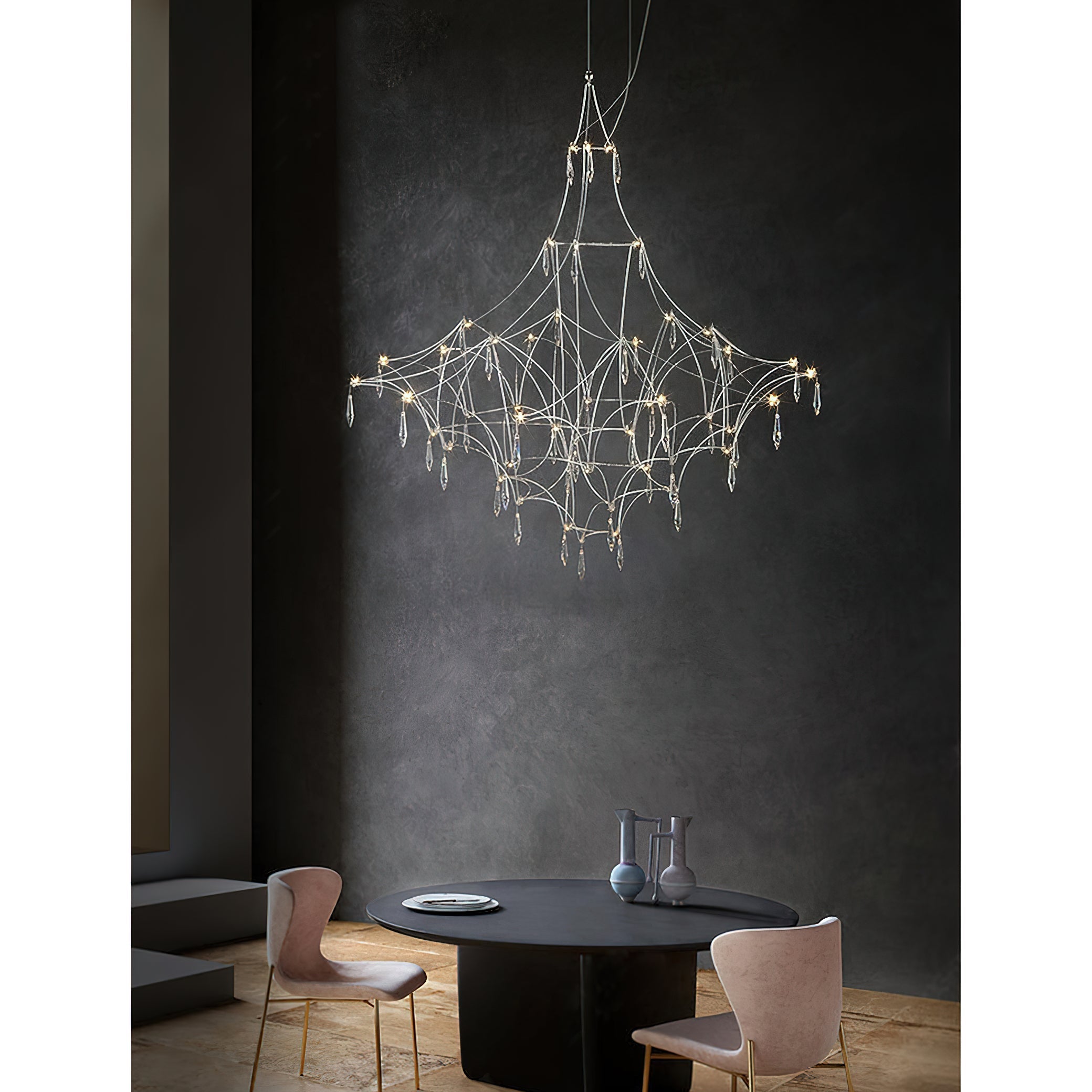 Allaeira Lustre Cristal Luxe Postmoderne