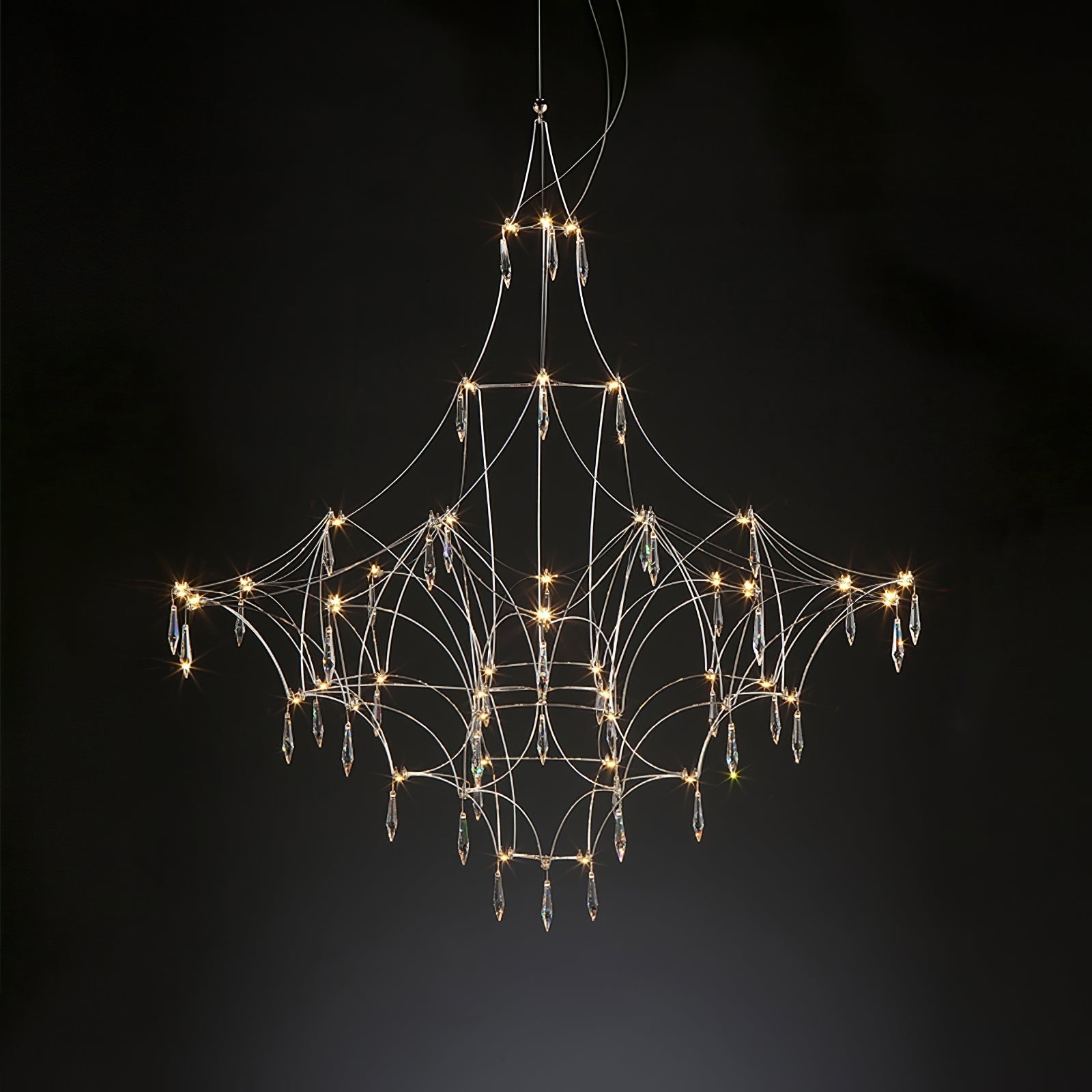 Allaeira Lustre Cristal Luxe Postmoderne