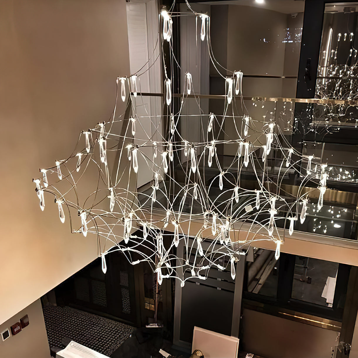 Allaeira Lustre Cristal Luxe Postmoderne