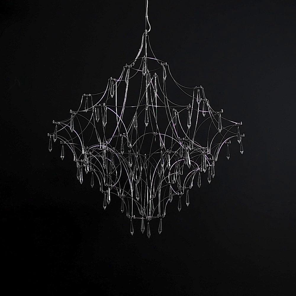 Allaeira Lustre Cristal Luxe Postmoderne
