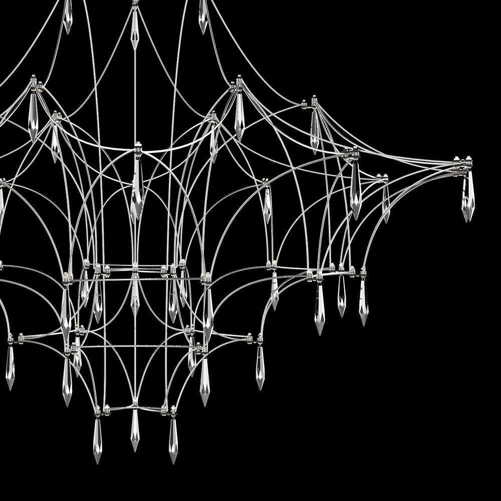 Allaeira Lustre Cristal Luxe Postmoderne