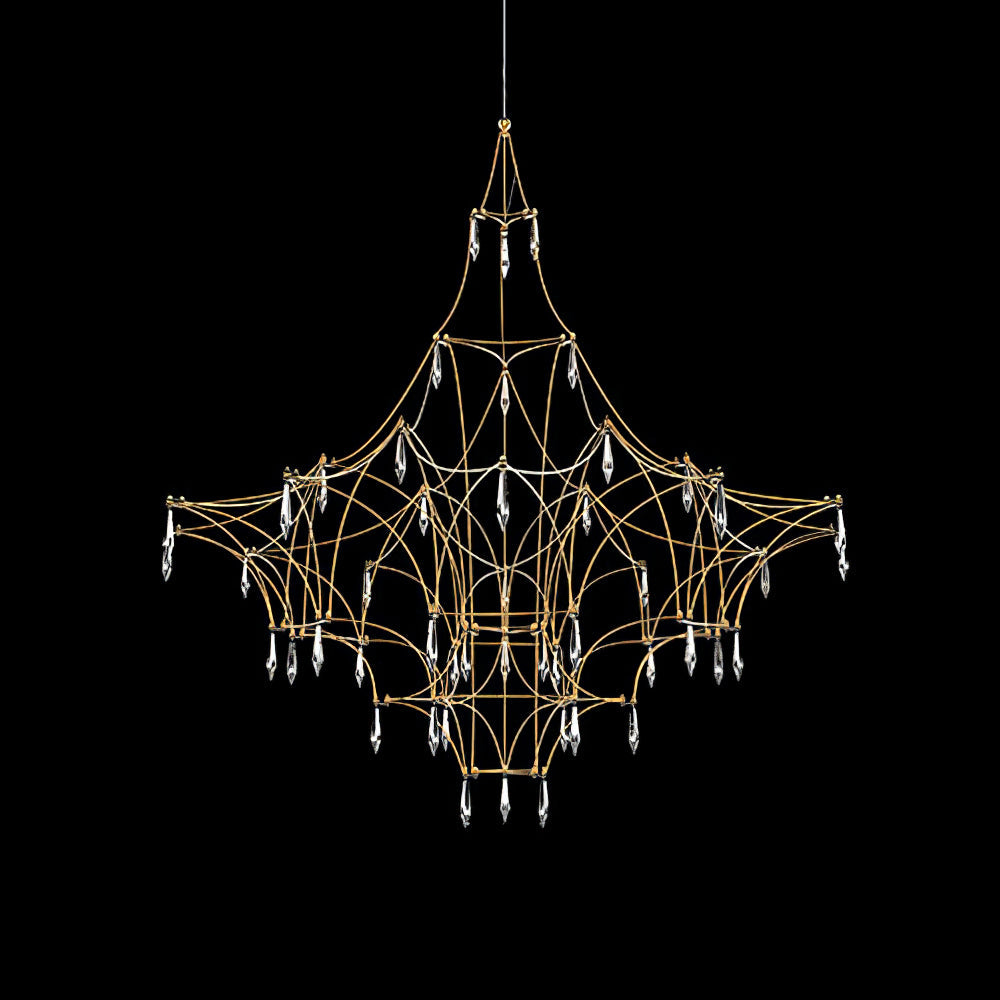 Allaeira Lustre Cristal Luxe Postmoderne