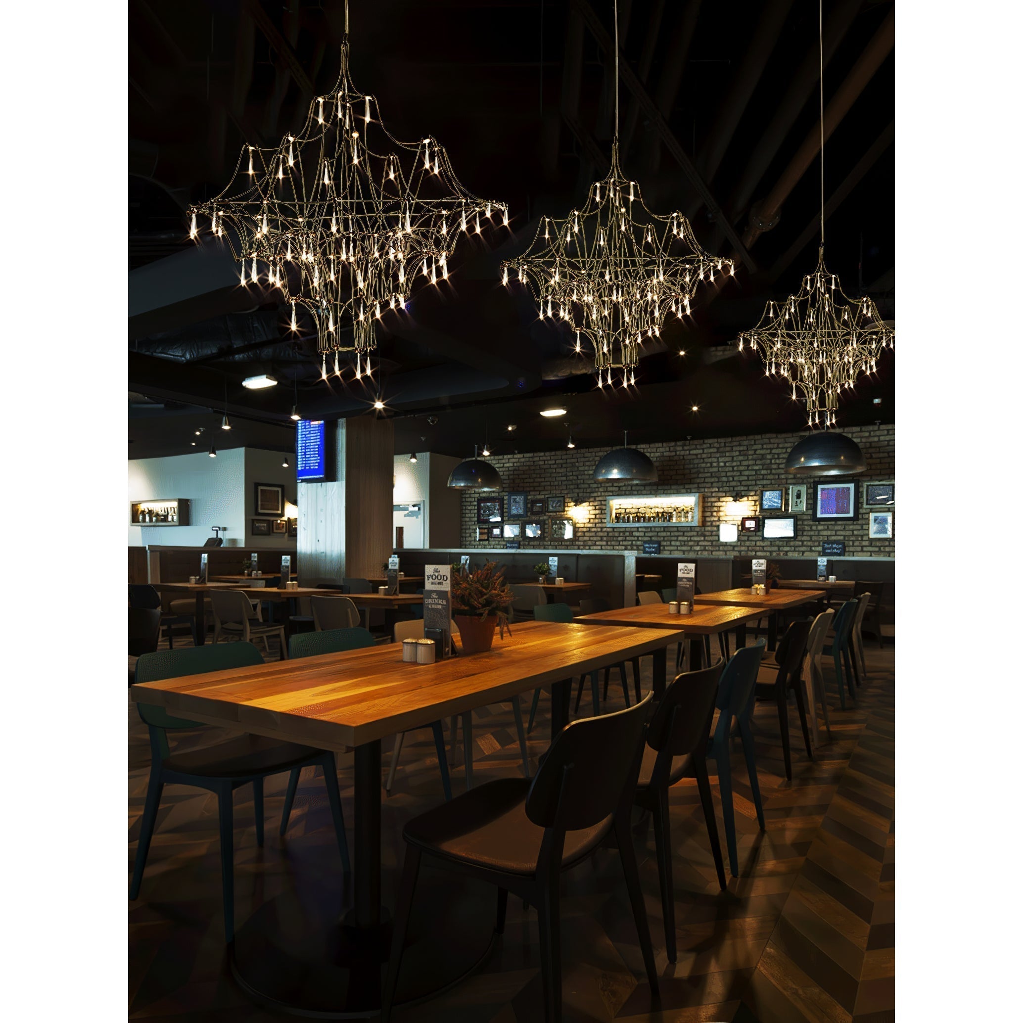 Allaeira Lustre Cristal Luxe Postmoderne