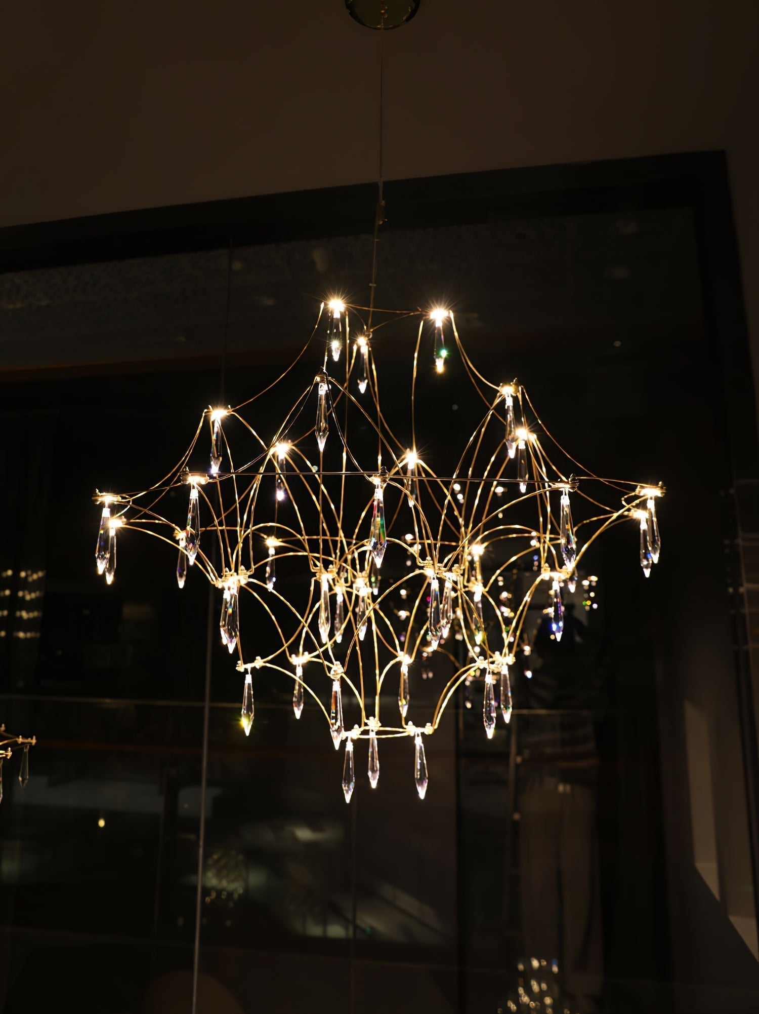 Allaeira Lustre Cristal Luxe Postmoderne