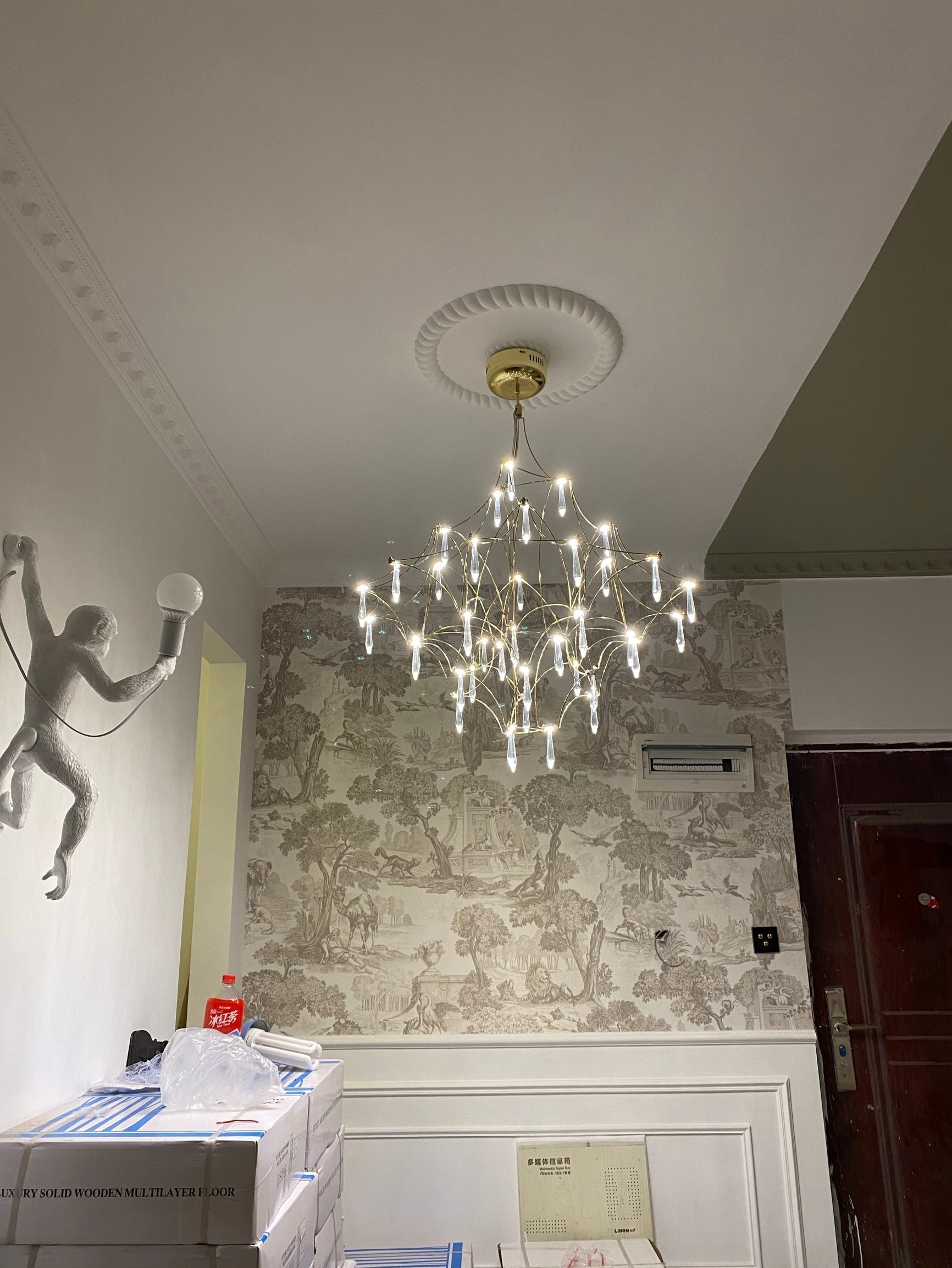 Allaeira Lustre Cristal Luxe Postmoderne