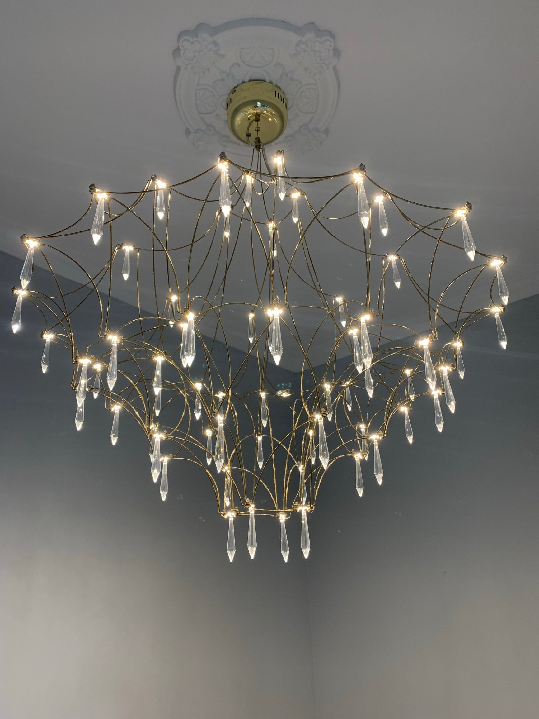 Allaeira Lustre Cristal Luxe Postmoderne