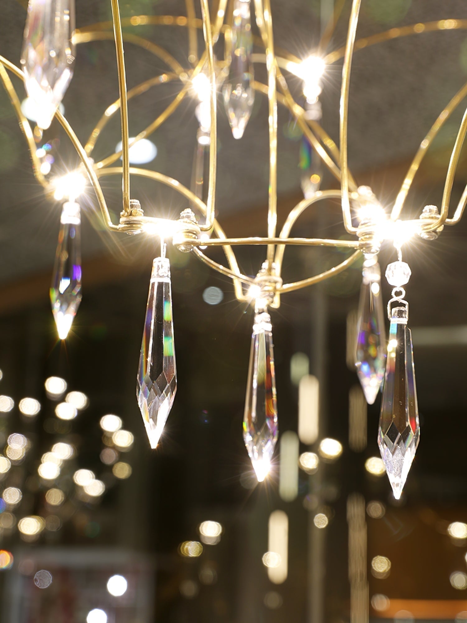 Allaeira Lustre Cristal Luxe Postmoderne