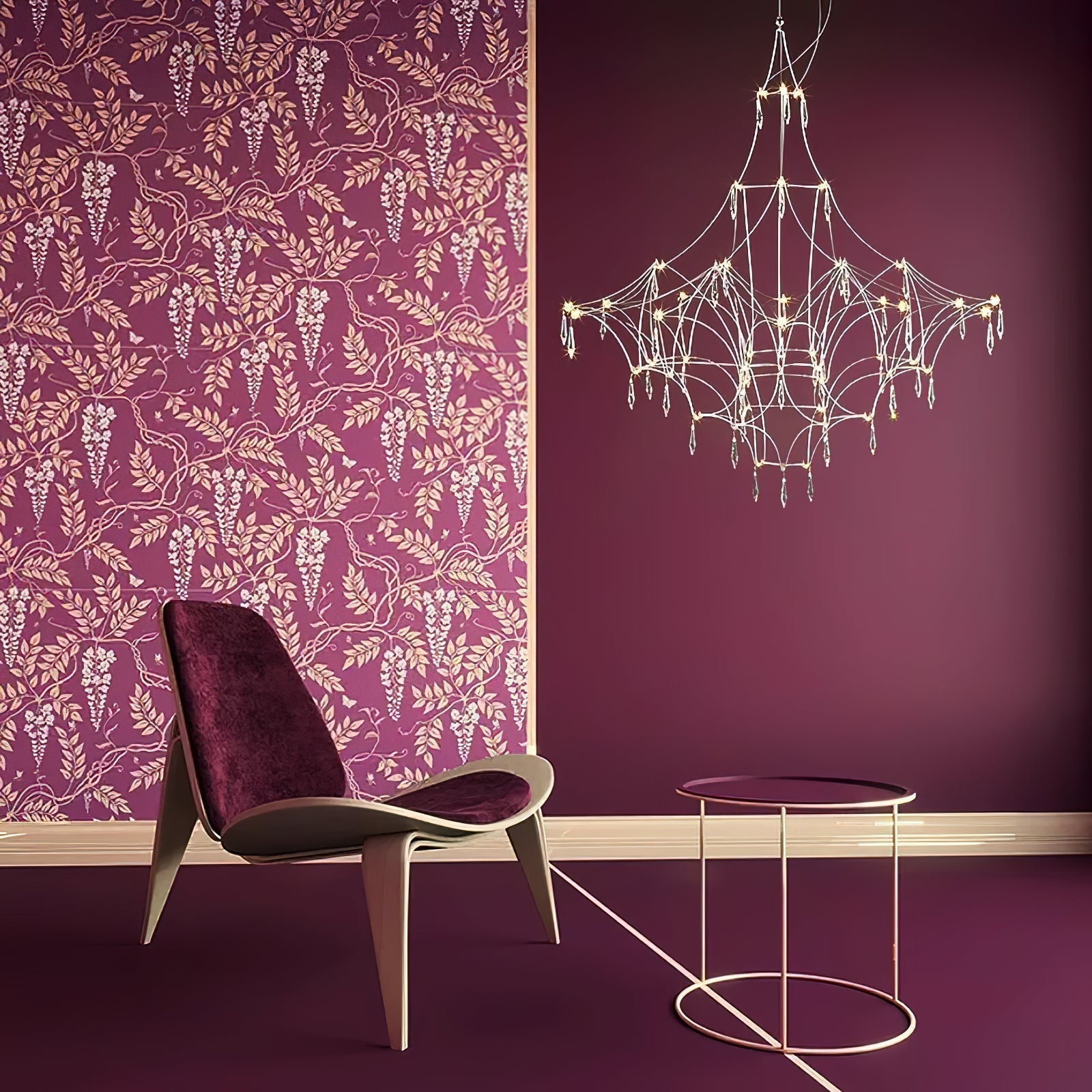 Allaeira Lustre Cristal Luxe Postmoderne