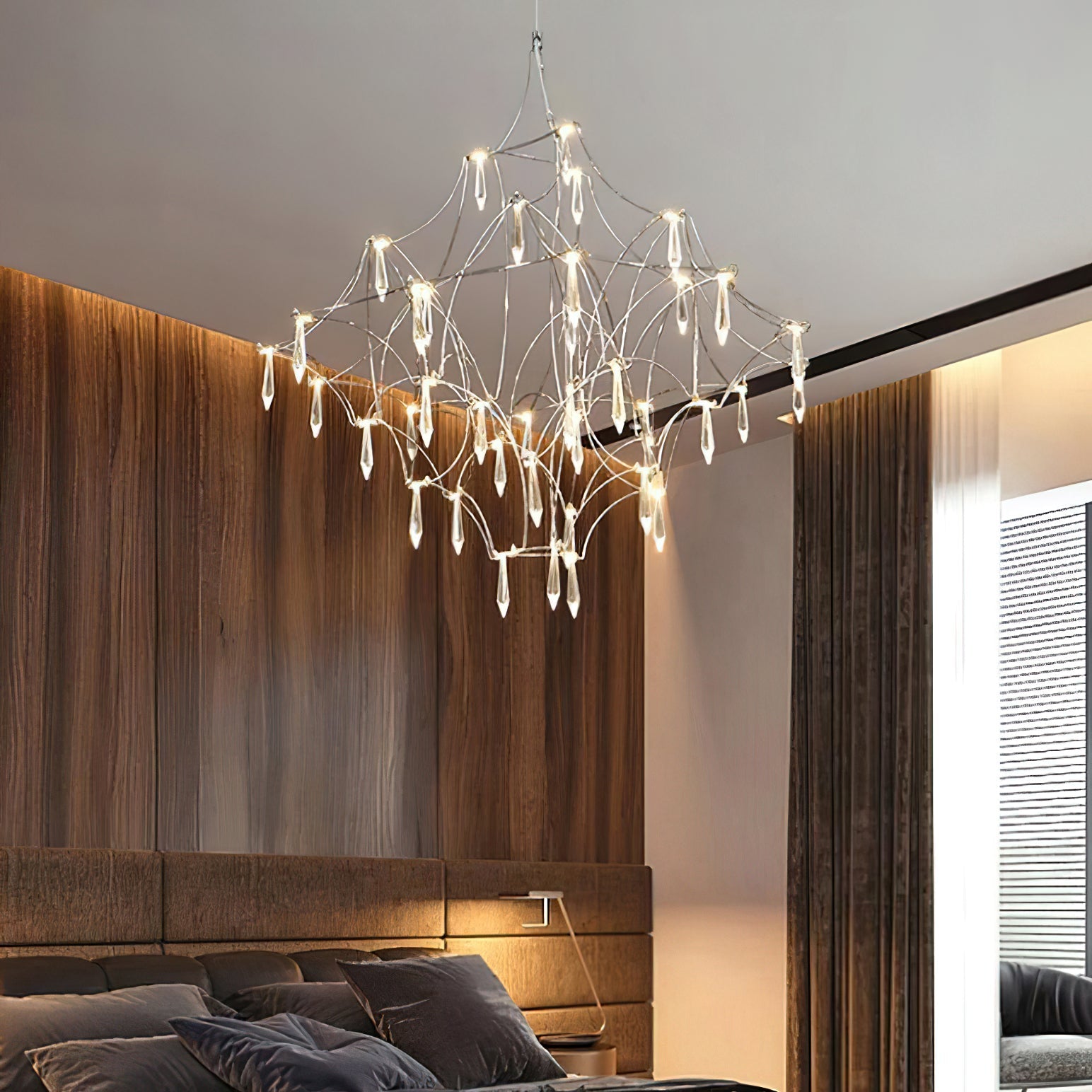 Allaeira Lustre Cristal Luxe Postmoderne