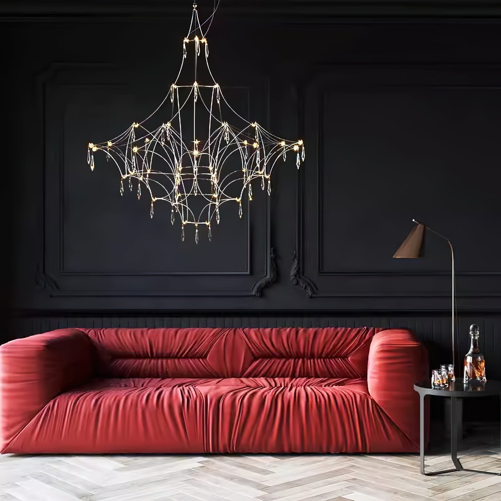 Allaeira Lustre Cristal Luxe Postmoderne