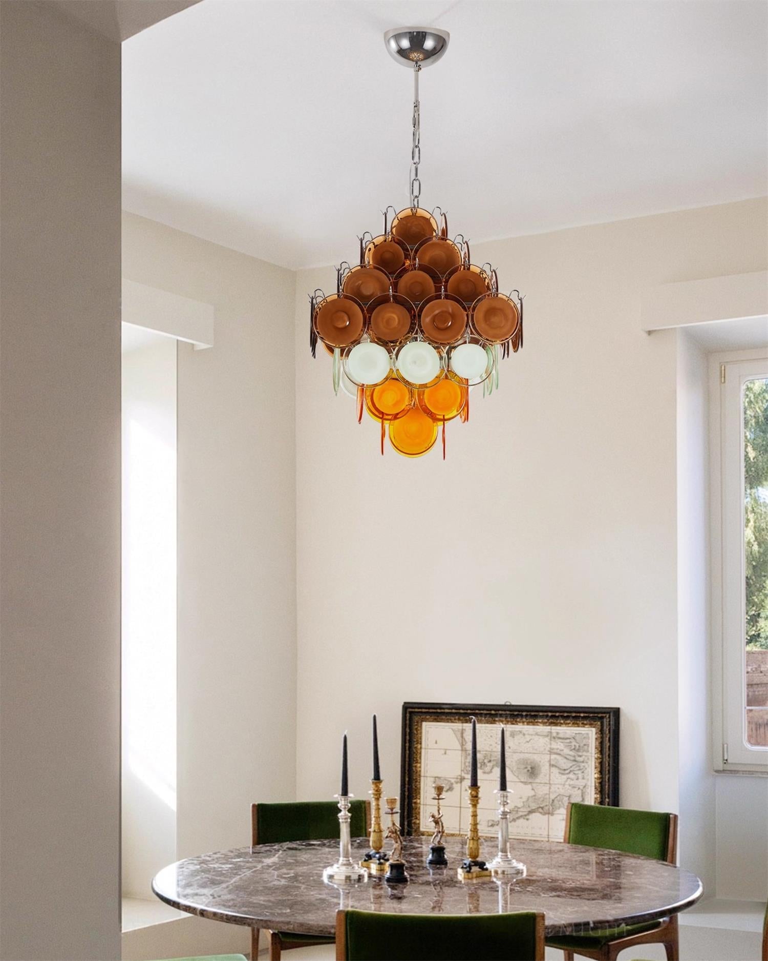 Miretta Lustre Disques en Verre Superposés