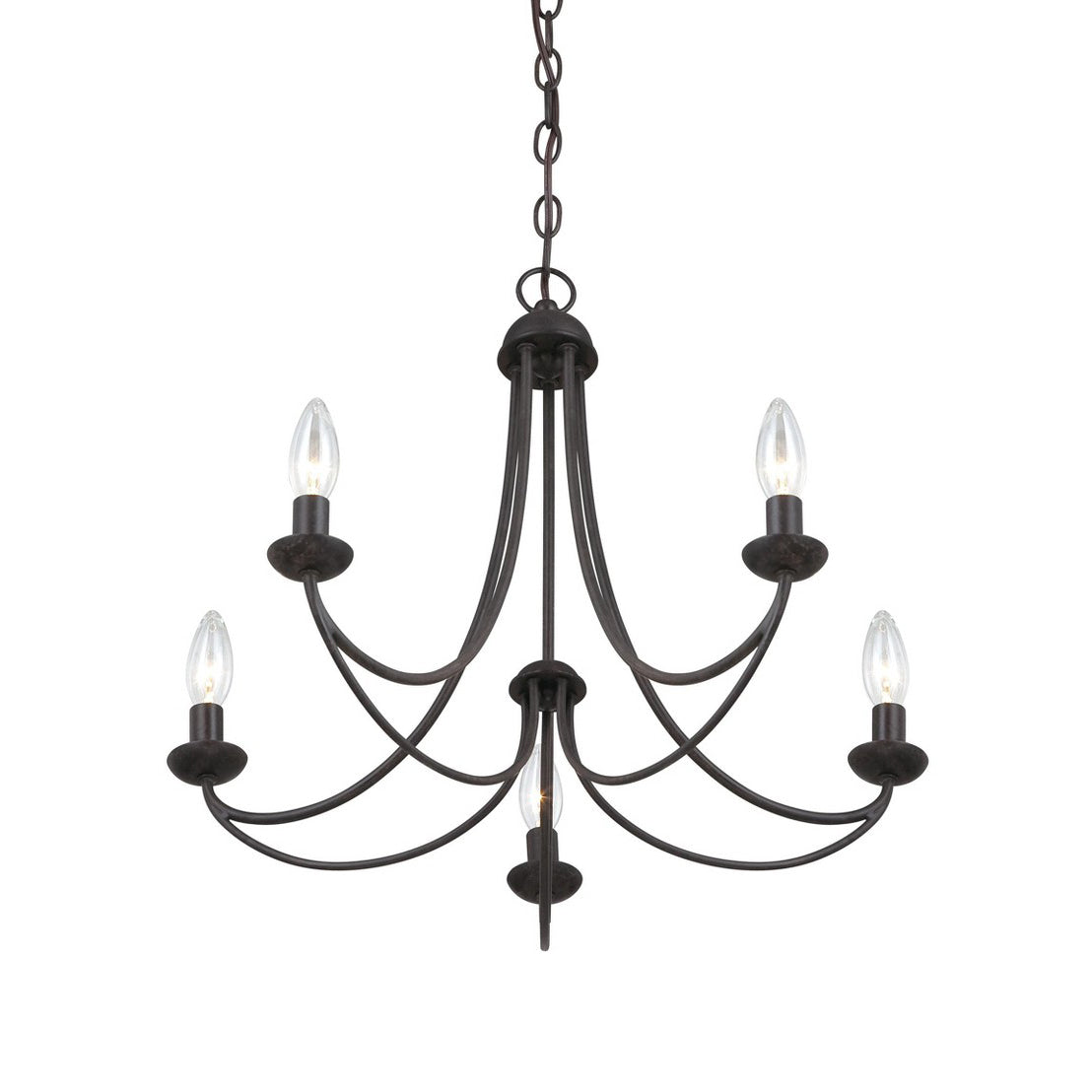 Cotalor Lustre Métal Industriel Vintage