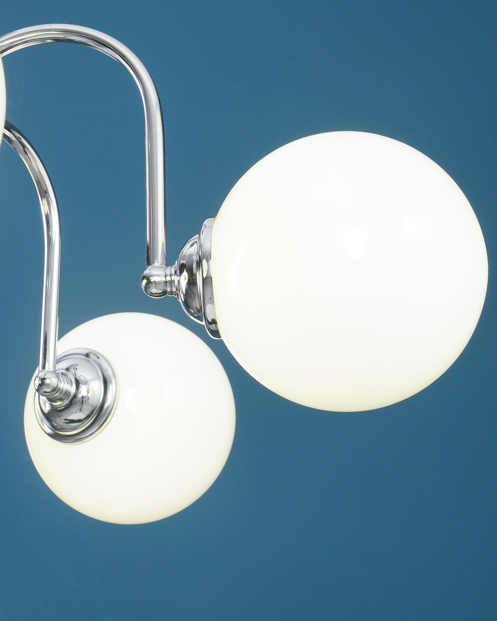 Lustre Courbé Globe Nuances Moderne Rétro Style