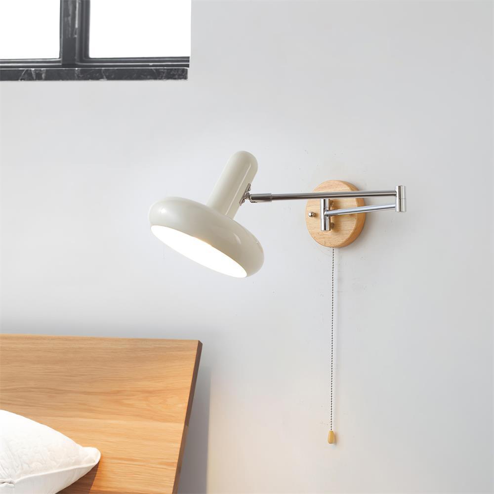 Applique Murale Pivot Bras Arrondi Ombre Tirer Chaîne Moderne Rétro