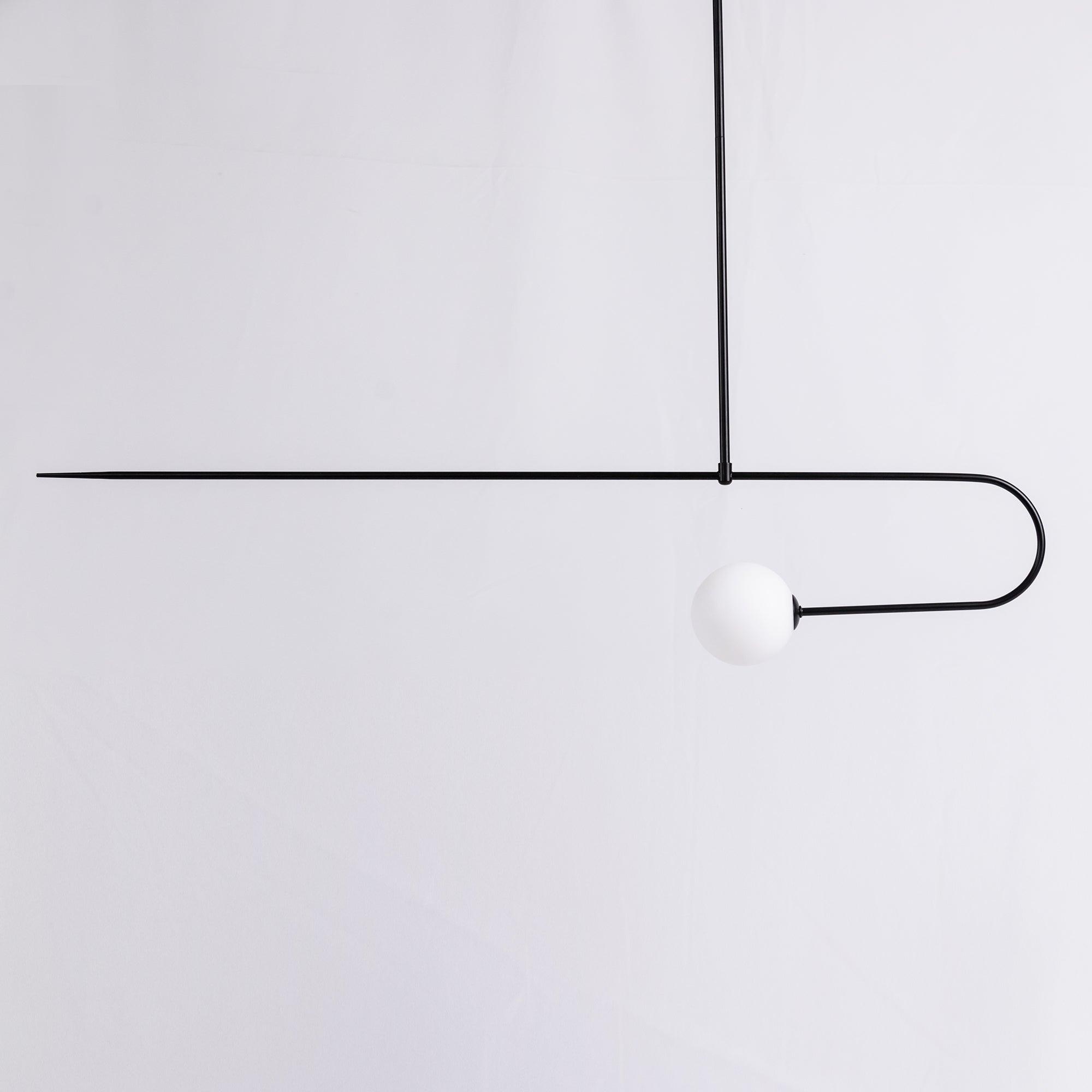 Lustra Lustre Mobile Noir Minimaliste