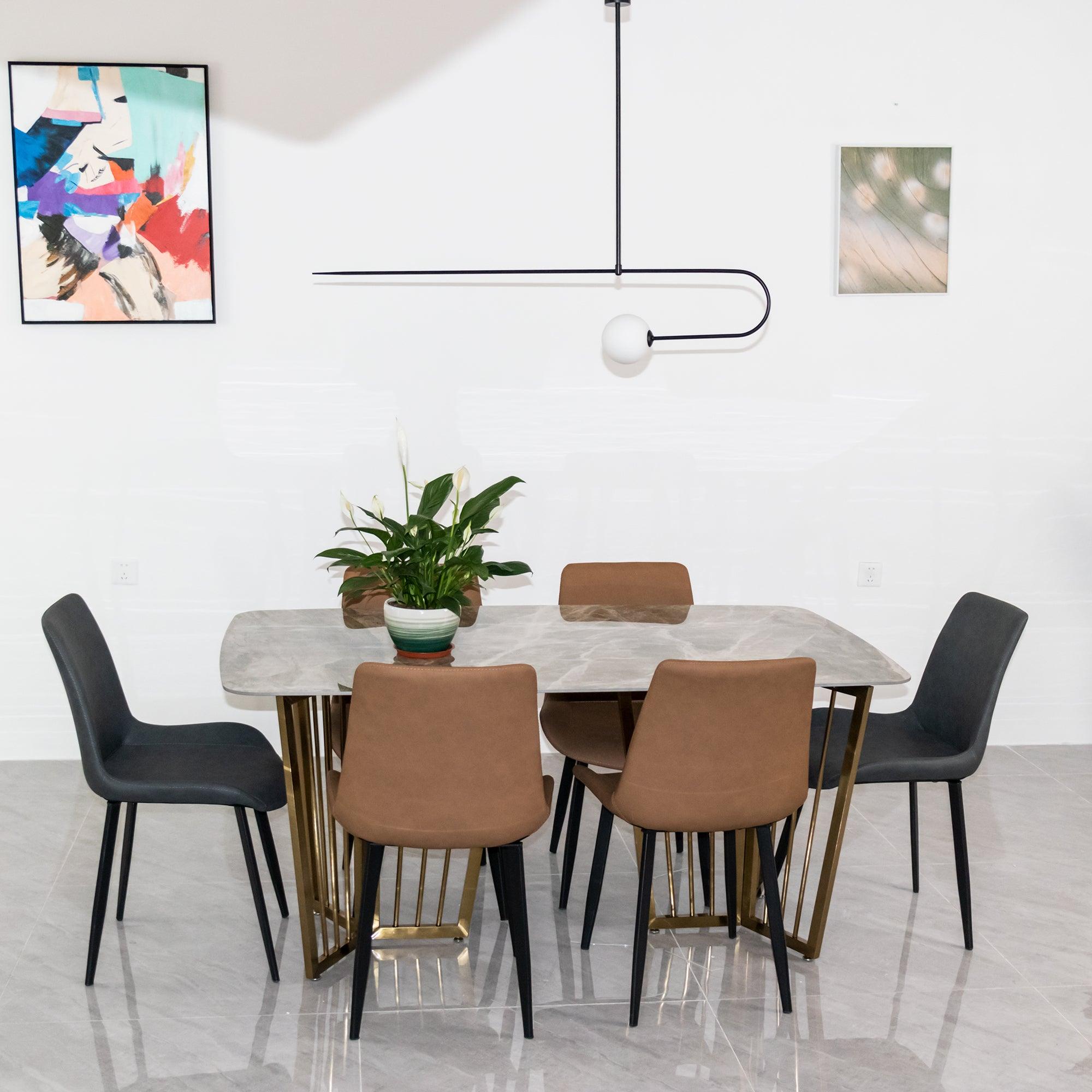 Lustra Lustre Mobile Noir Minimaliste