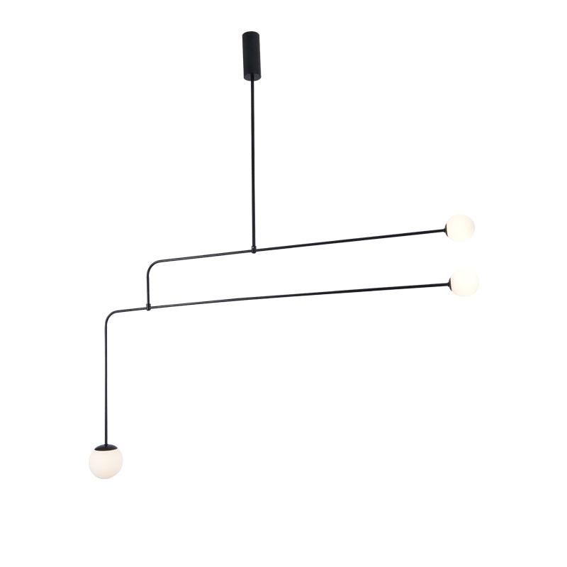 Lustra Lustre Mobile Noir Minimaliste