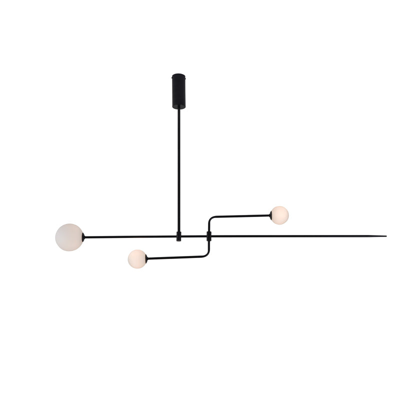 Lustra Lustre Mobile Noir Minimaliste