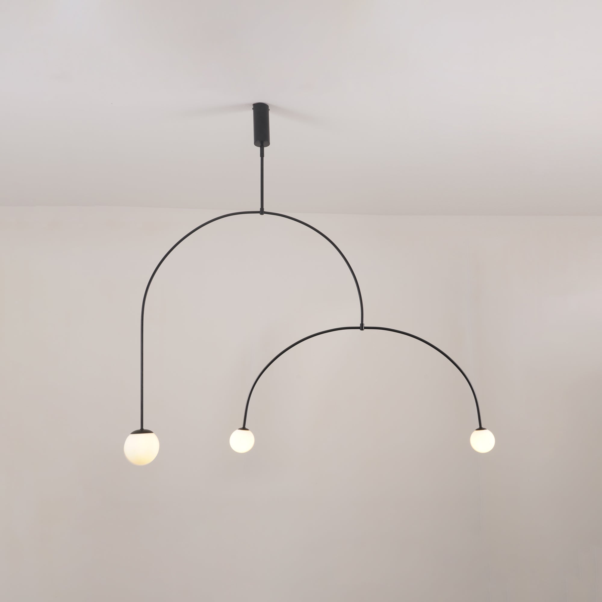 Lustra Lustre Mobile Noir Minimaliste