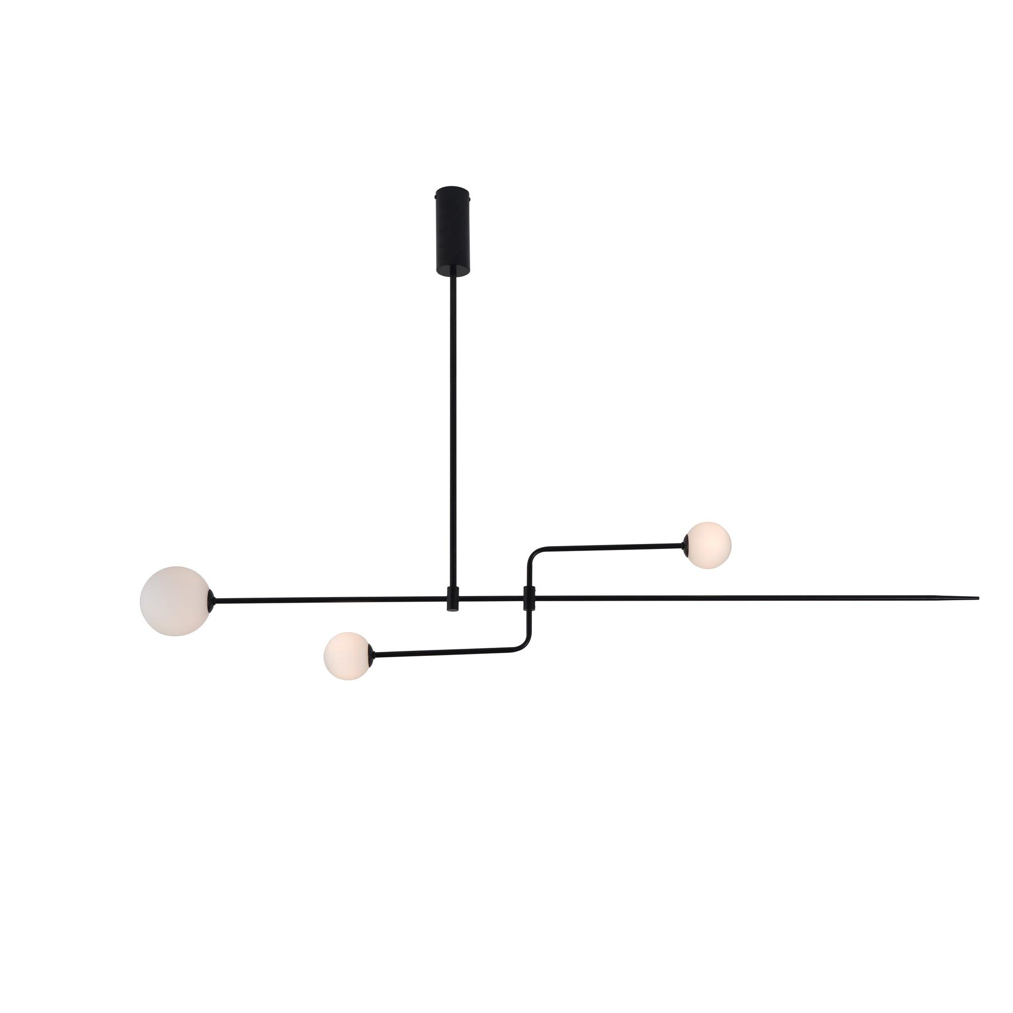 Lustra Lustre Mobile Noir Minimaliste