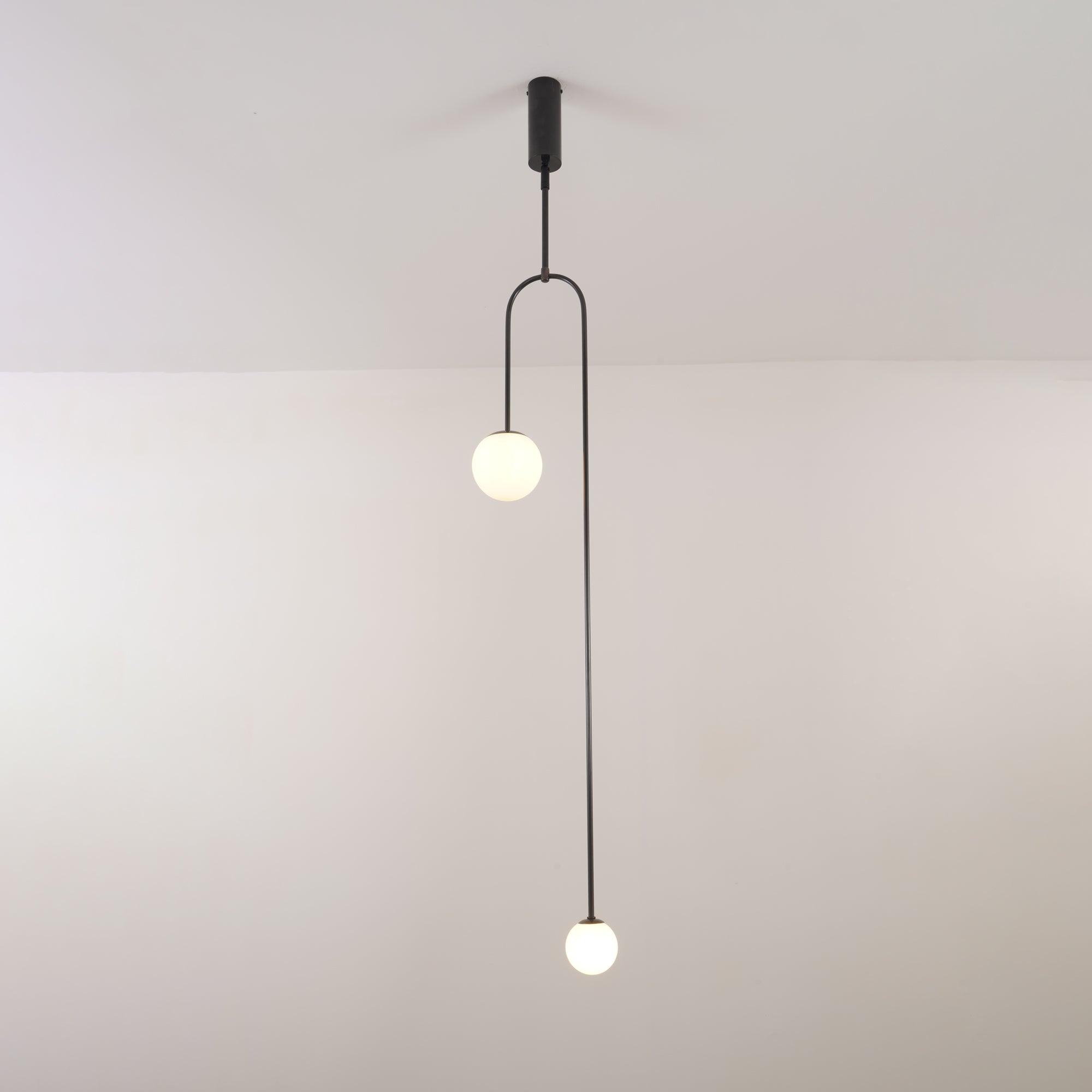 Lustra Lustre Mobile Noir Minimaliste