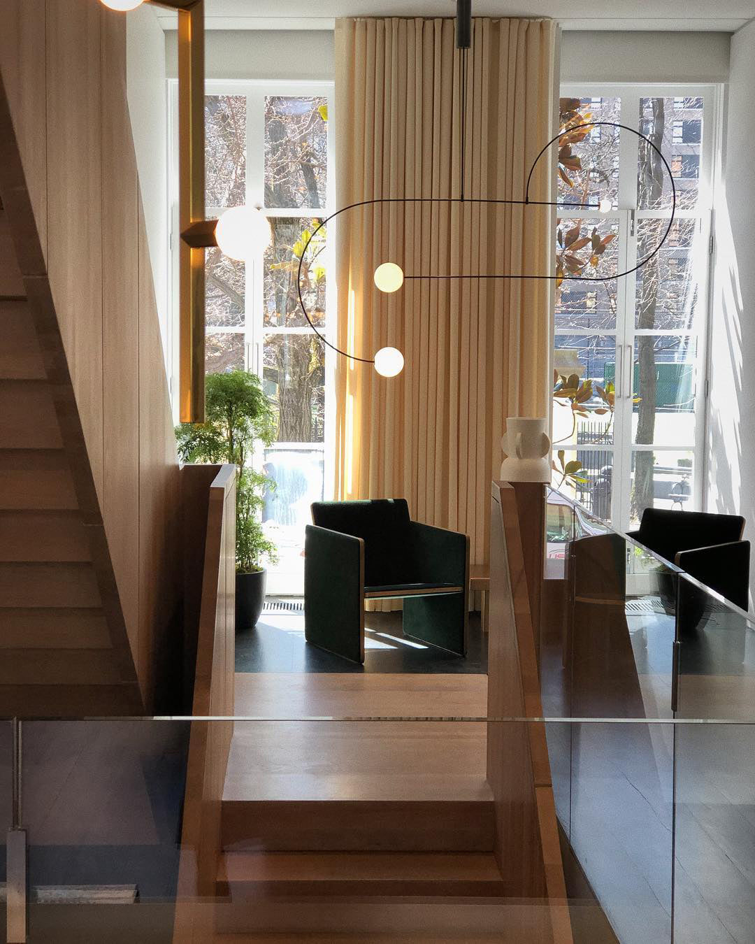 Lustra Lustre Mobile Noir Minimaliste