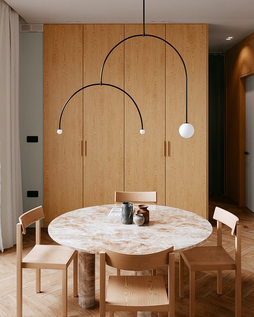 Lustra Lustre Mobile Noir Minimaliste