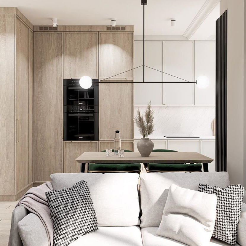 Lustra Lustre Mobile Noir Minimaliste