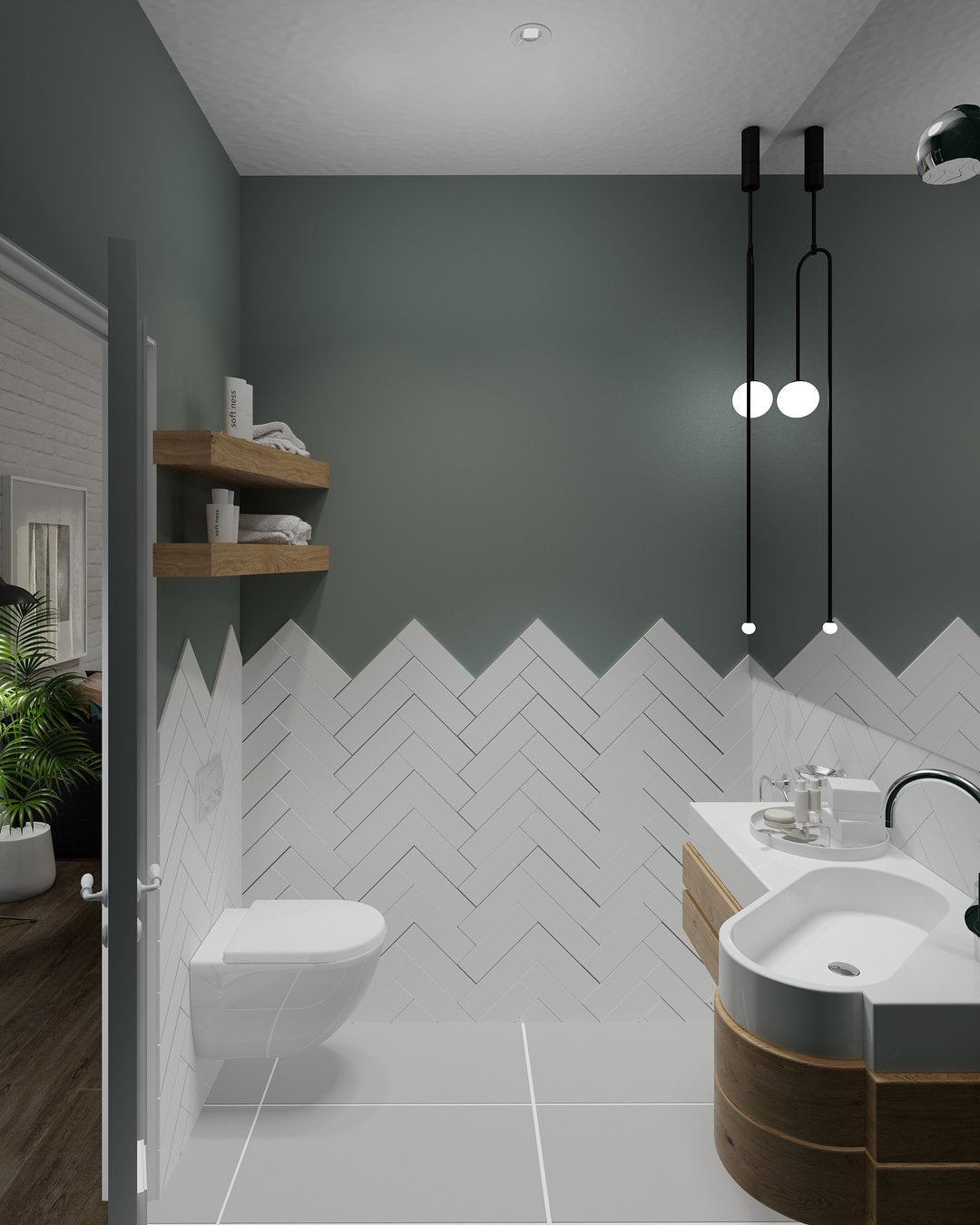 Lustra Lustre Mobile Noir Minimaliste