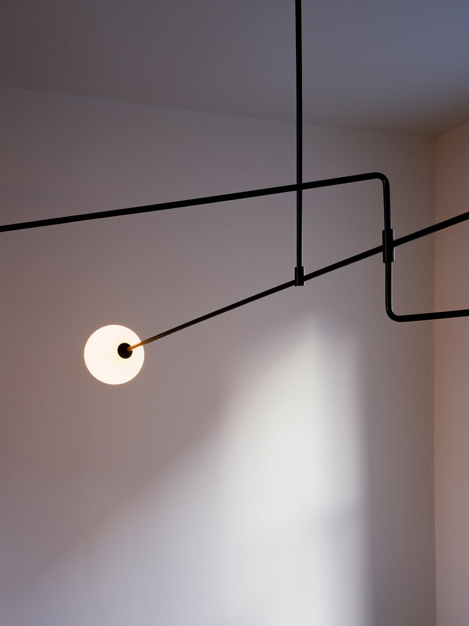 Lustra Lustre Mobile Noir Minimaliste