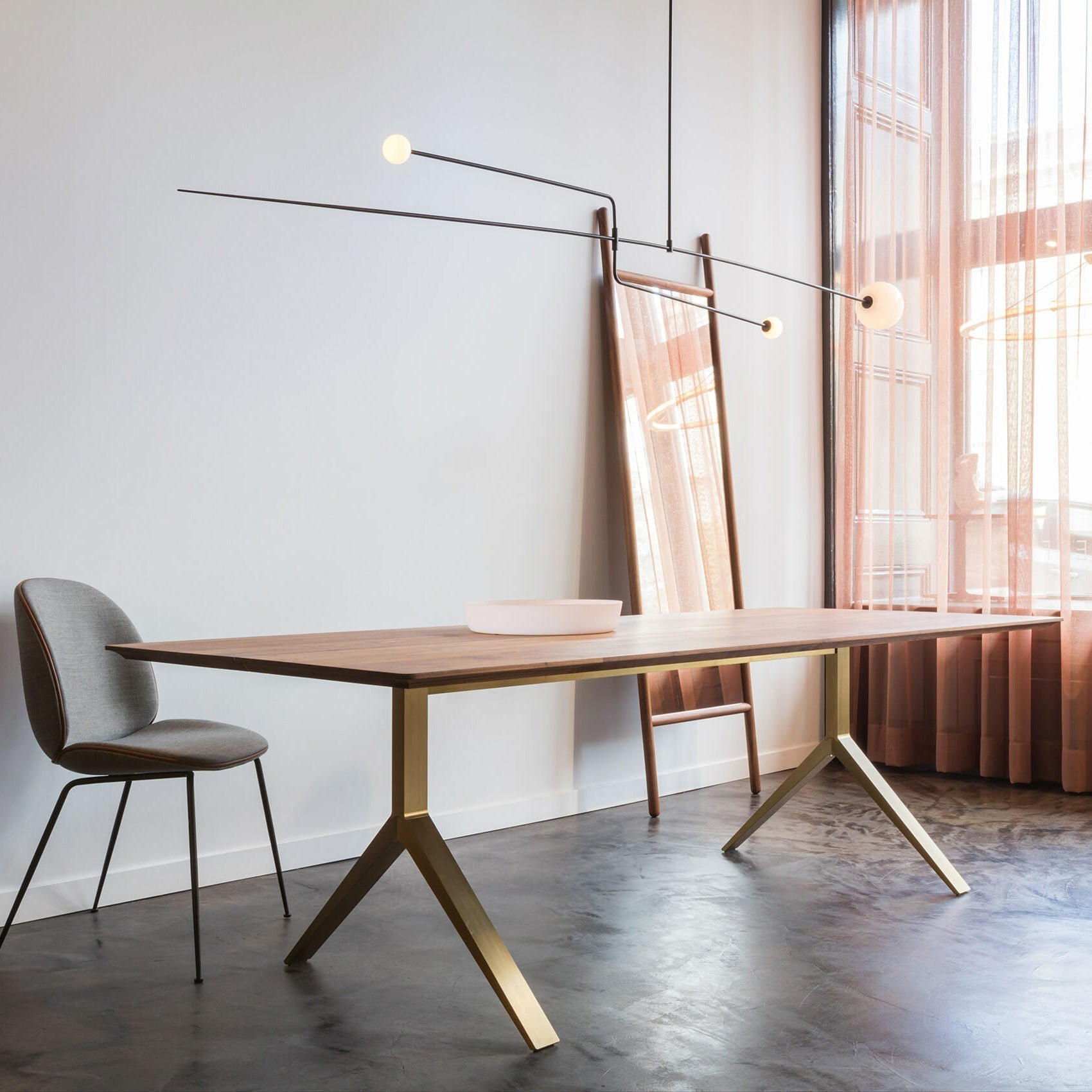 Lustra Lustre Mobile Noir Minimaliste