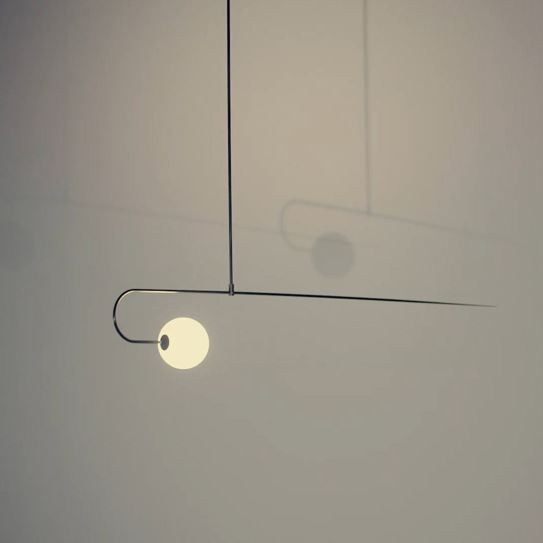 Lustra Lustre Mobile Noir Minimaliste