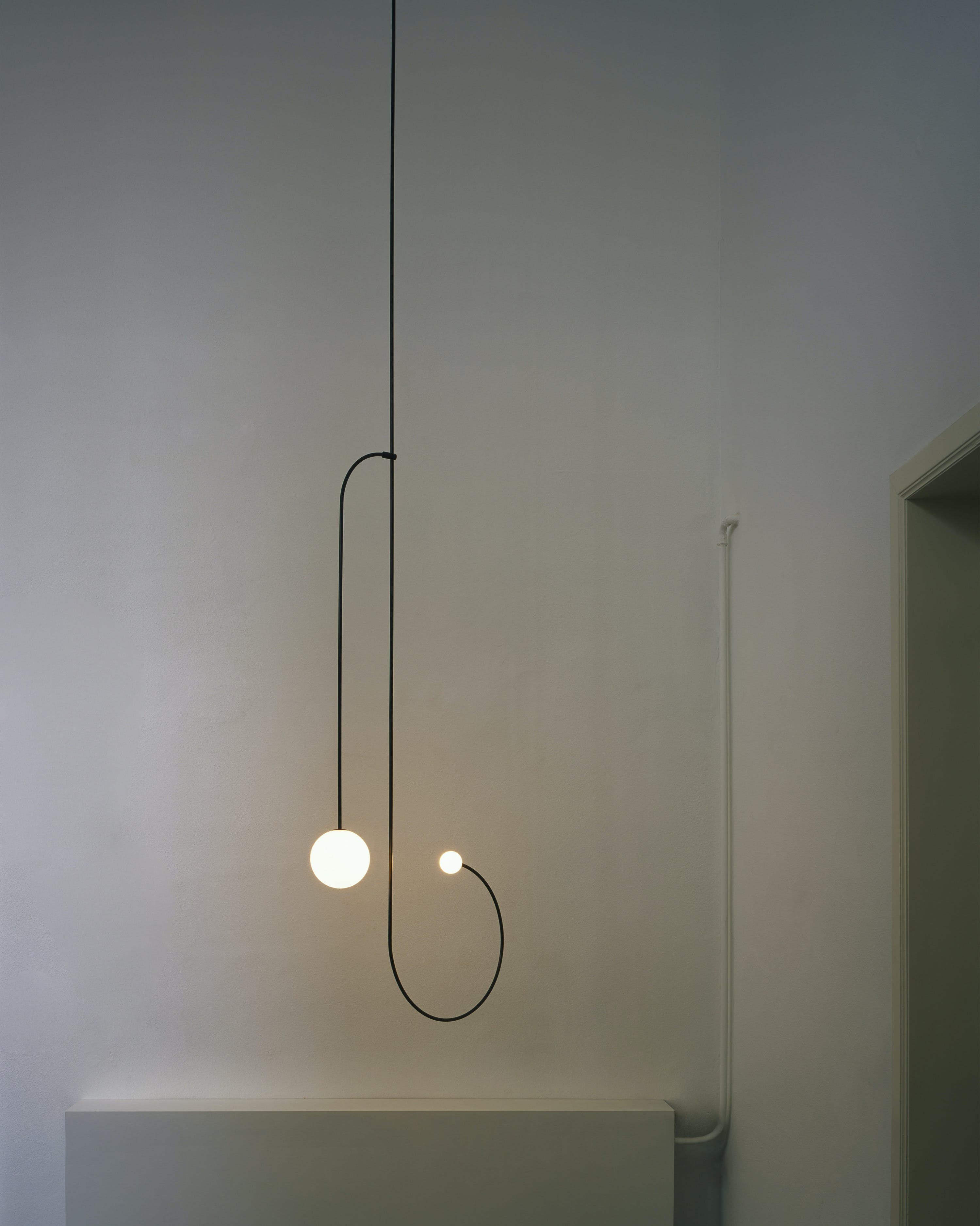 Lustra Lustre Mobile Noir Minimaliste