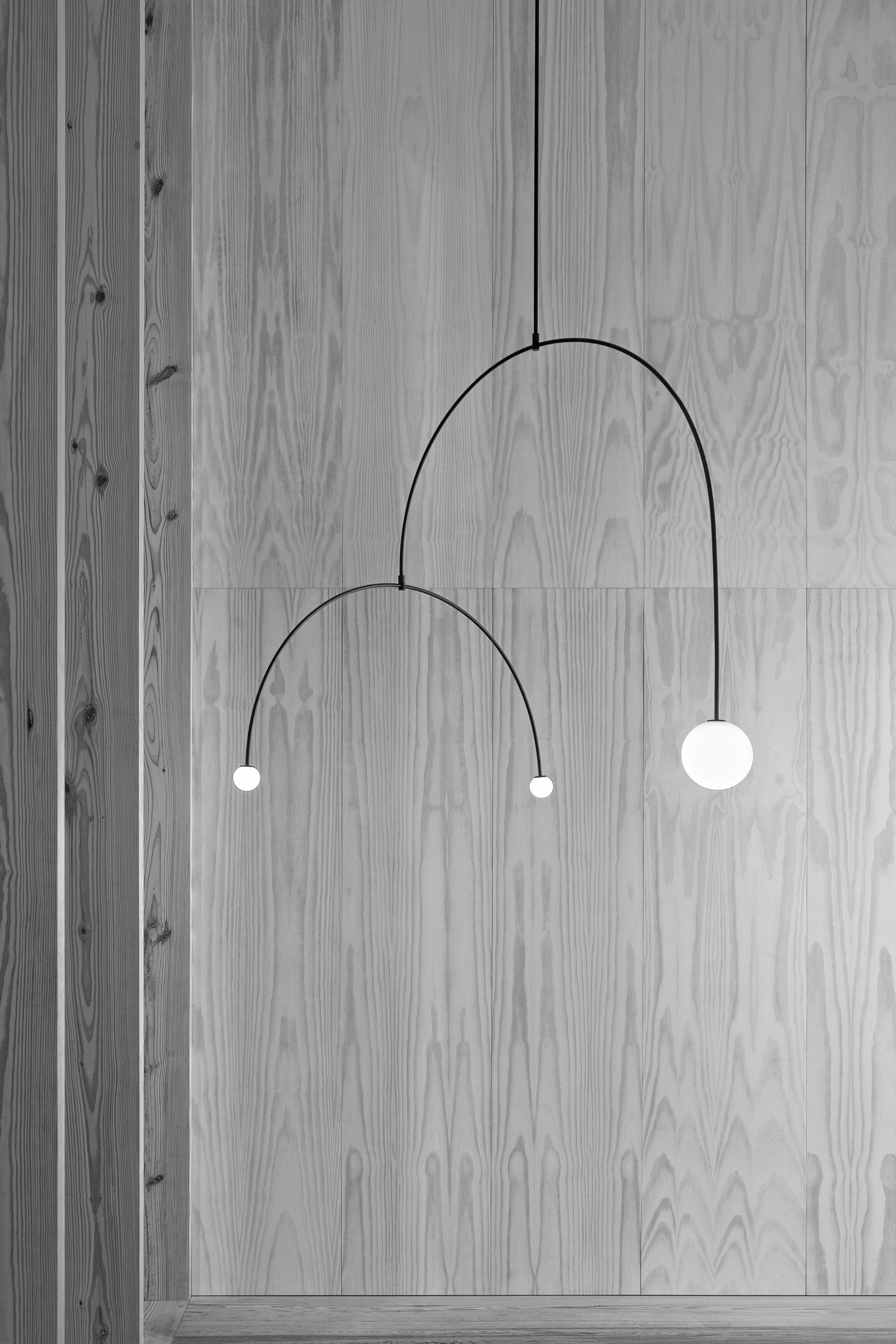 Lustra Lustre Mobile Noir Minimaliste