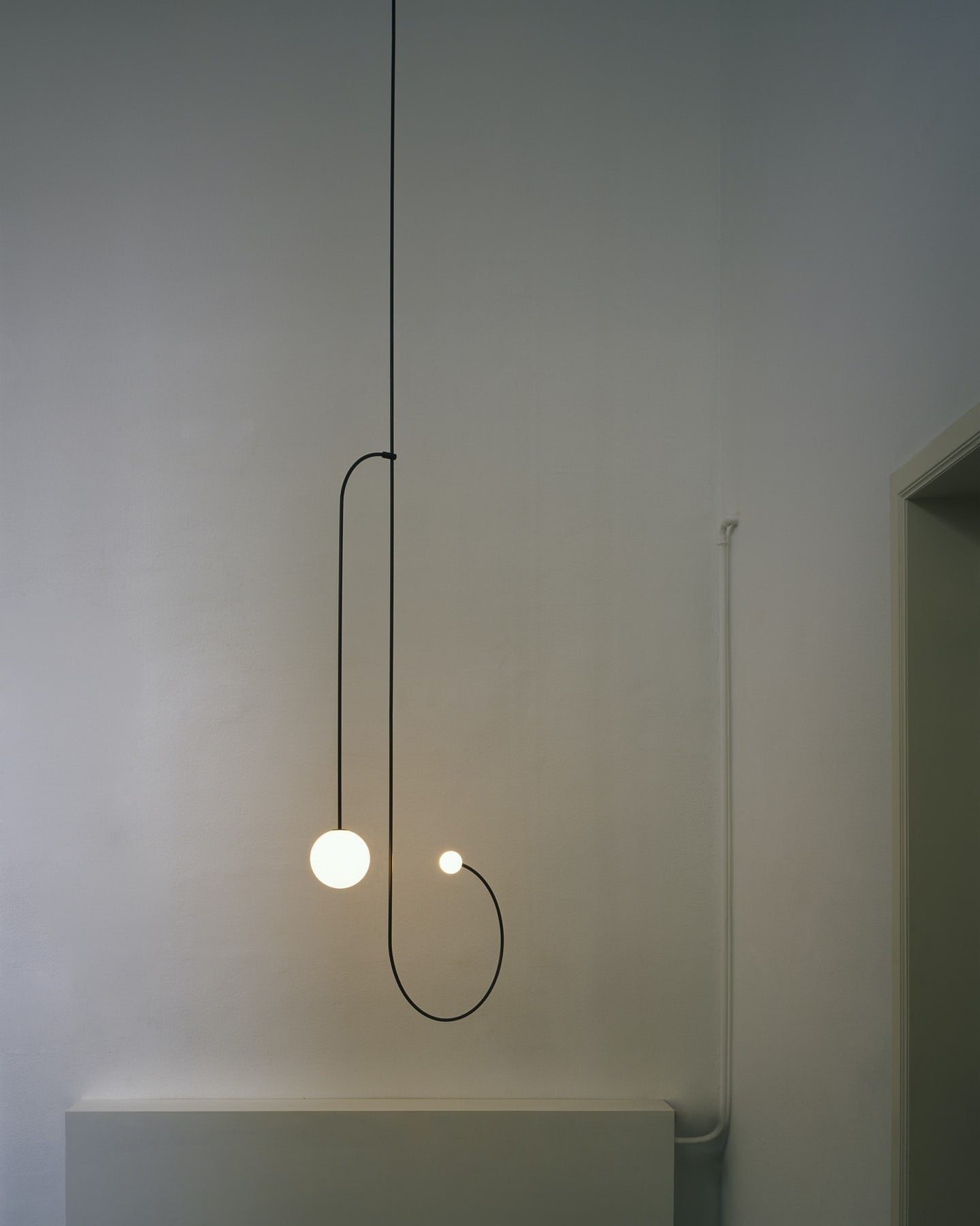 Lustra Lustre Mobile Noir Minimaliste
