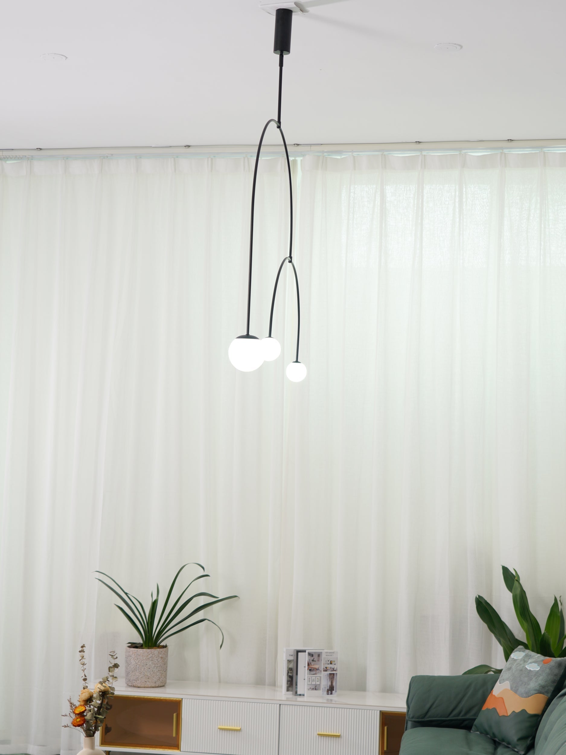 Lustra Lustre Mobile Noir Minimaliste