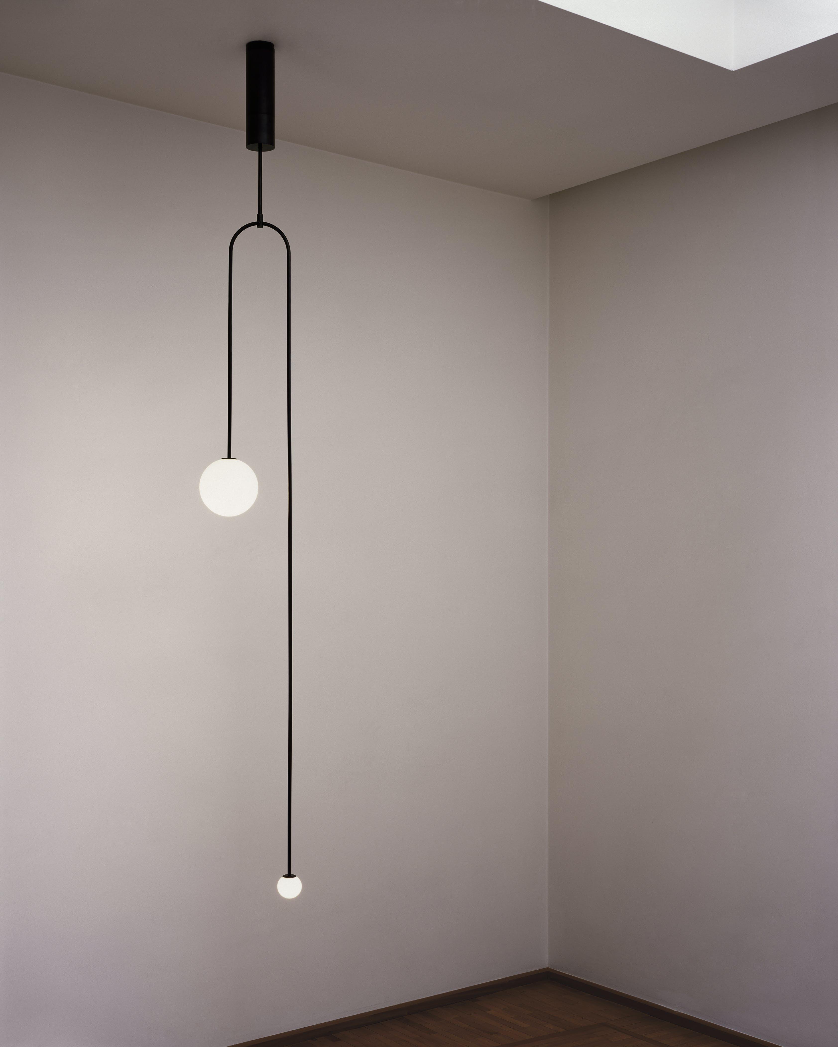 Lustra Lustre Mobile Noir Minimaliste