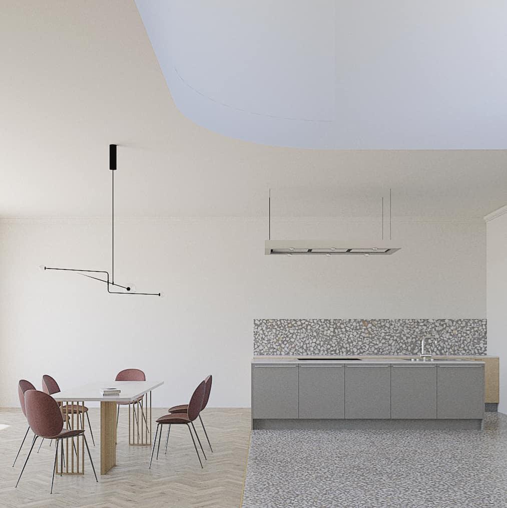 Lustra Lustre Mobile Noir Minimaliste