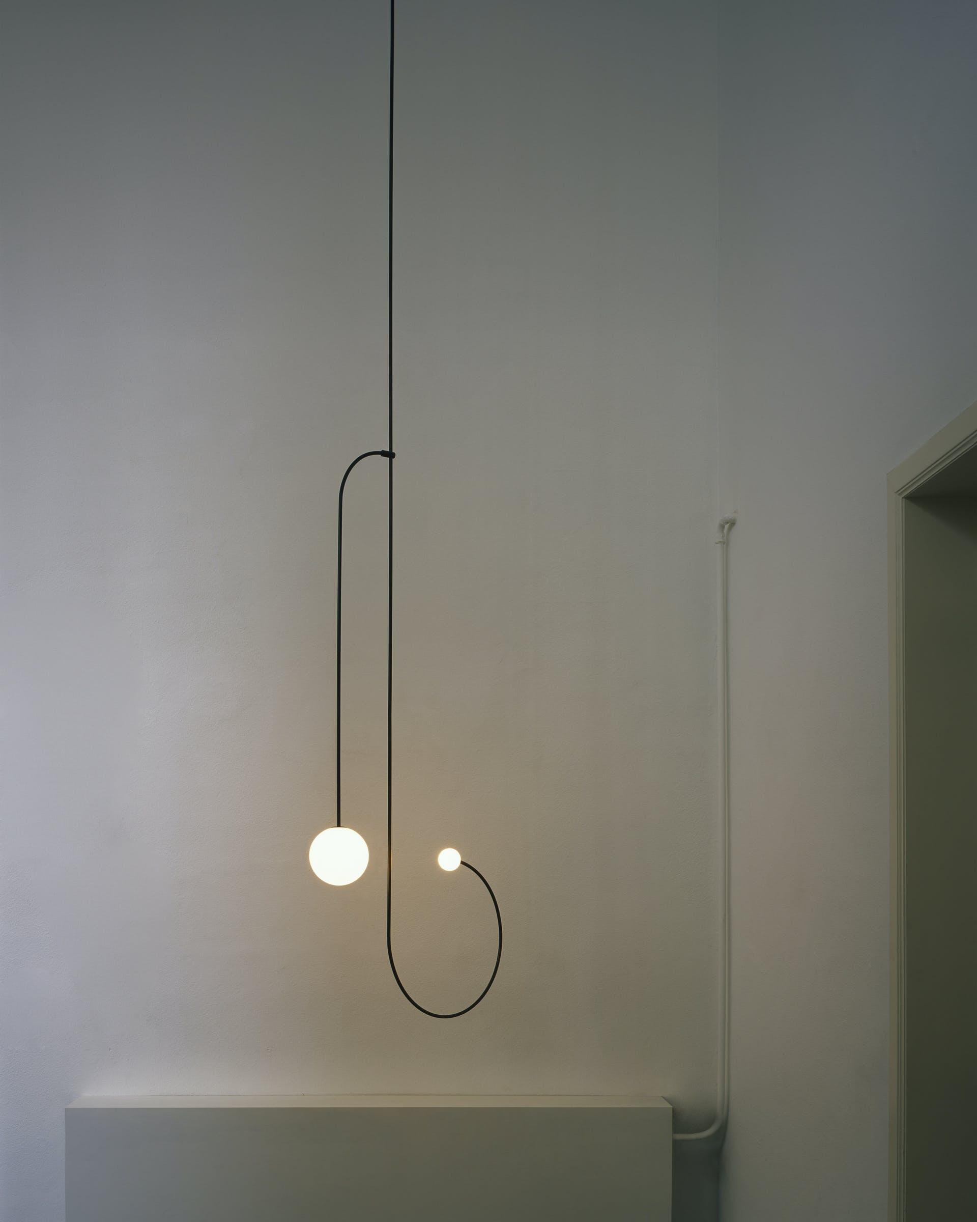 Lustra Lustre Mobile Noir Minimaliste