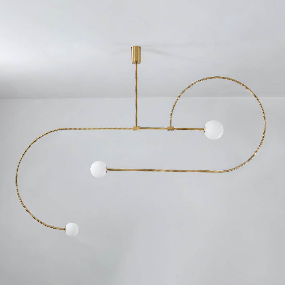Lustra Lustre Mobile Noir Minimaliste