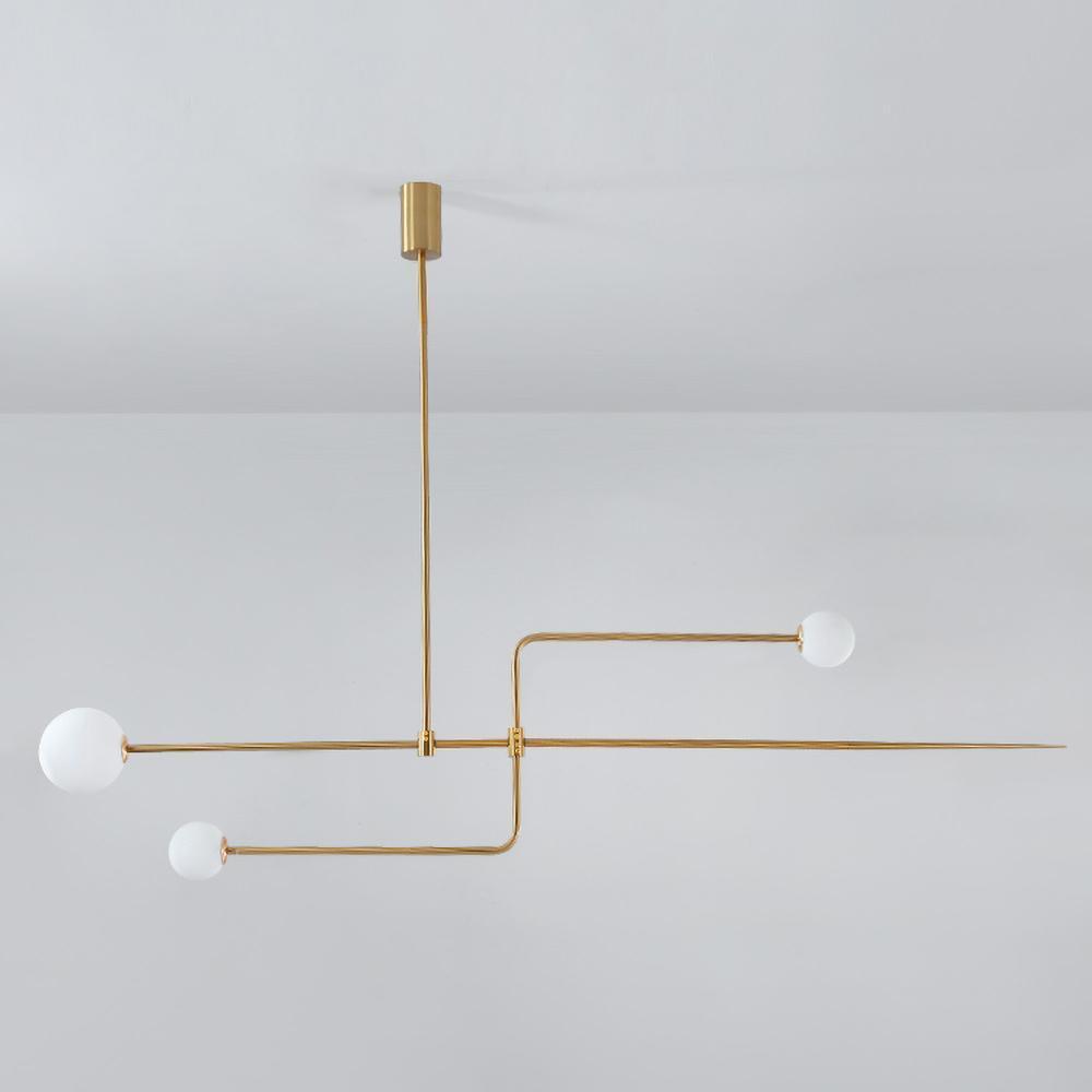 Lustra Lustre Mobile Noir Minimaliste