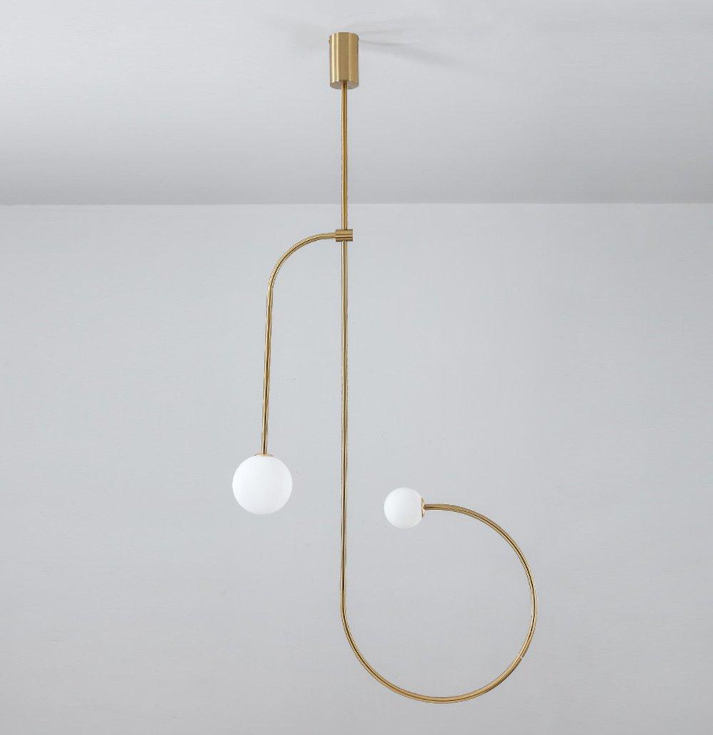 Lustra Lustre Mobile Noir Minimaliste