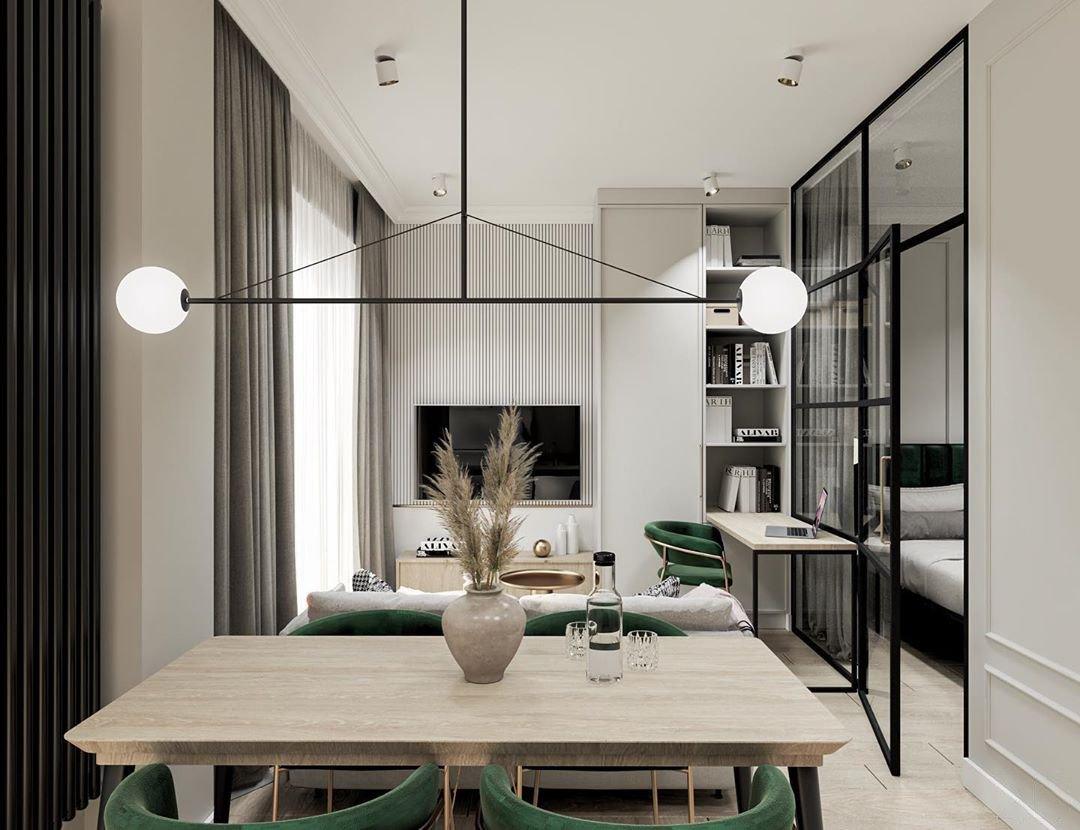 Lustra Lustre Mobile Noir Minimaliste