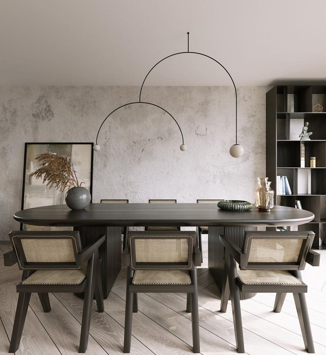 Lustra Lustre Mobile Noir Minimaliste