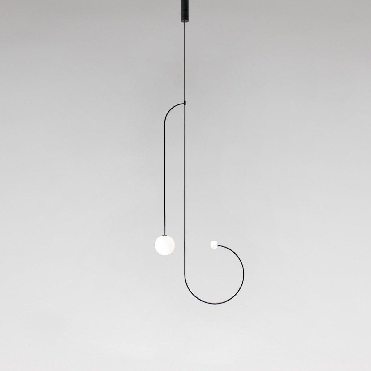 Lustra Lustre Mobile Noir Minimaliste