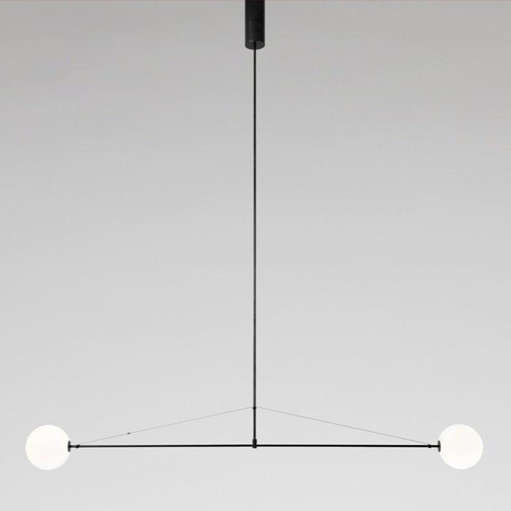 Lustra Lustre Mobile Noir Minimaliste